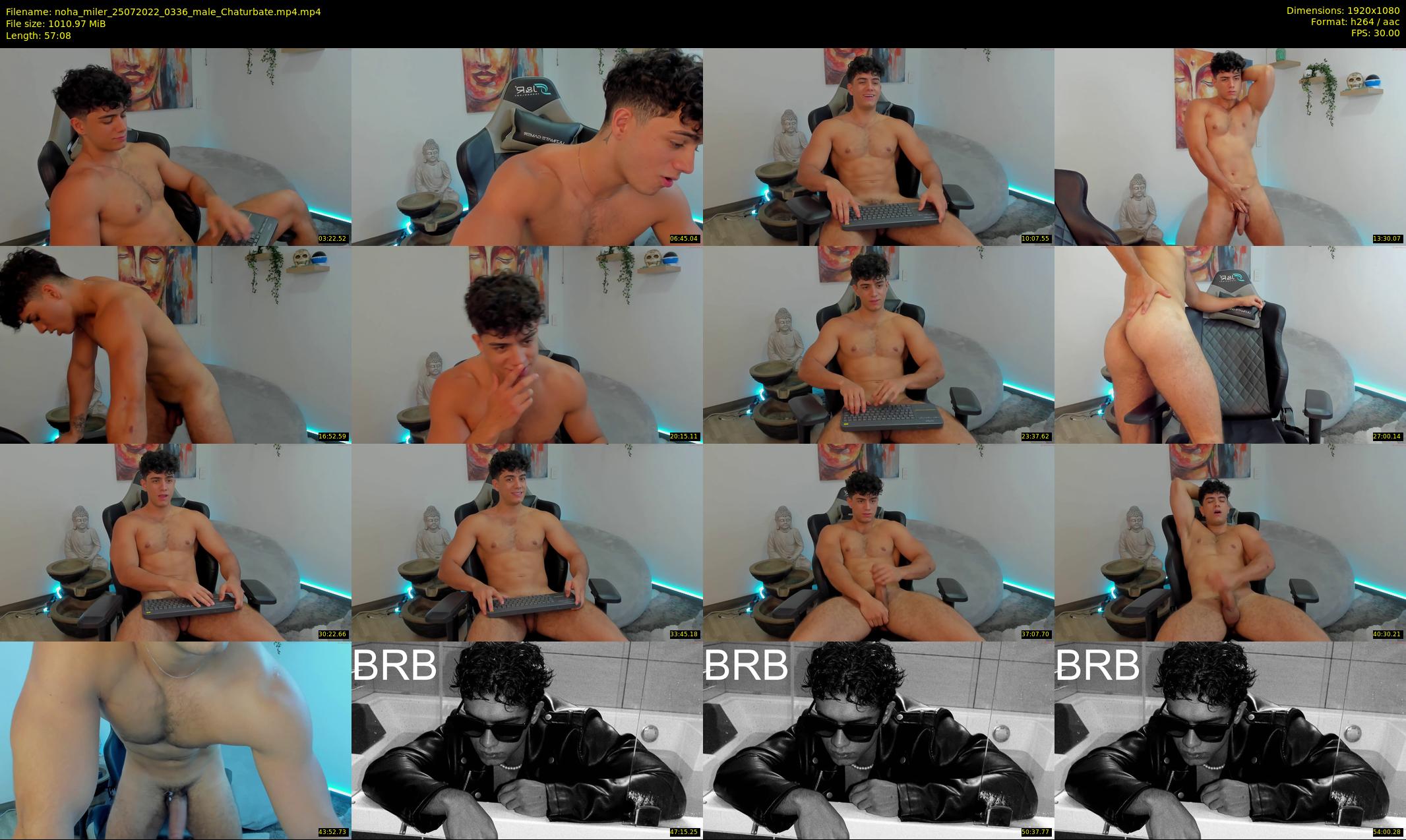 noha_miler — 58 minute Chaturbate male cam show recording, 1080p, Jul 25, 2022