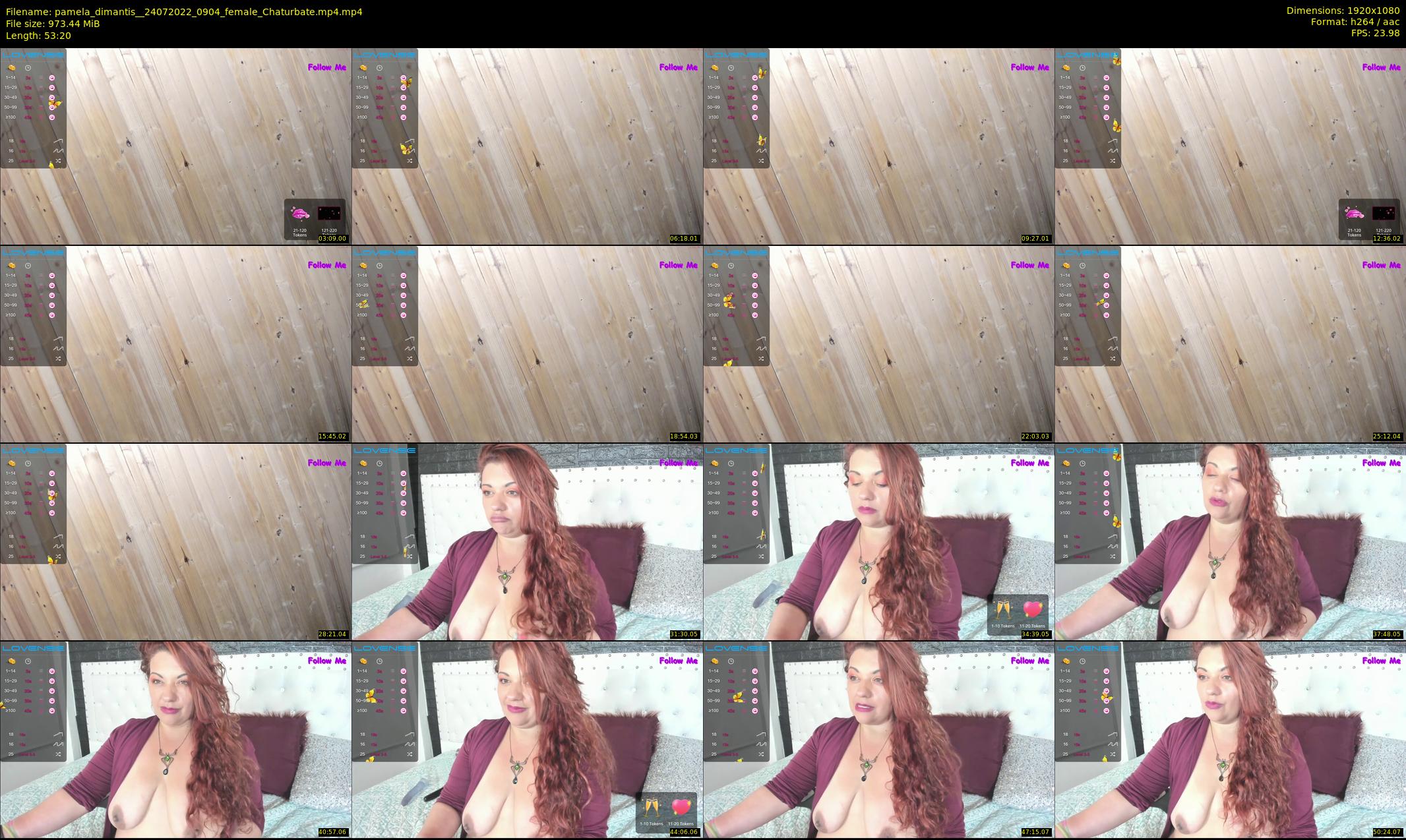 pamela_dimantis_ — 54 minute Chaturbate female cam show recording, 1080p, Jul 24, 2022