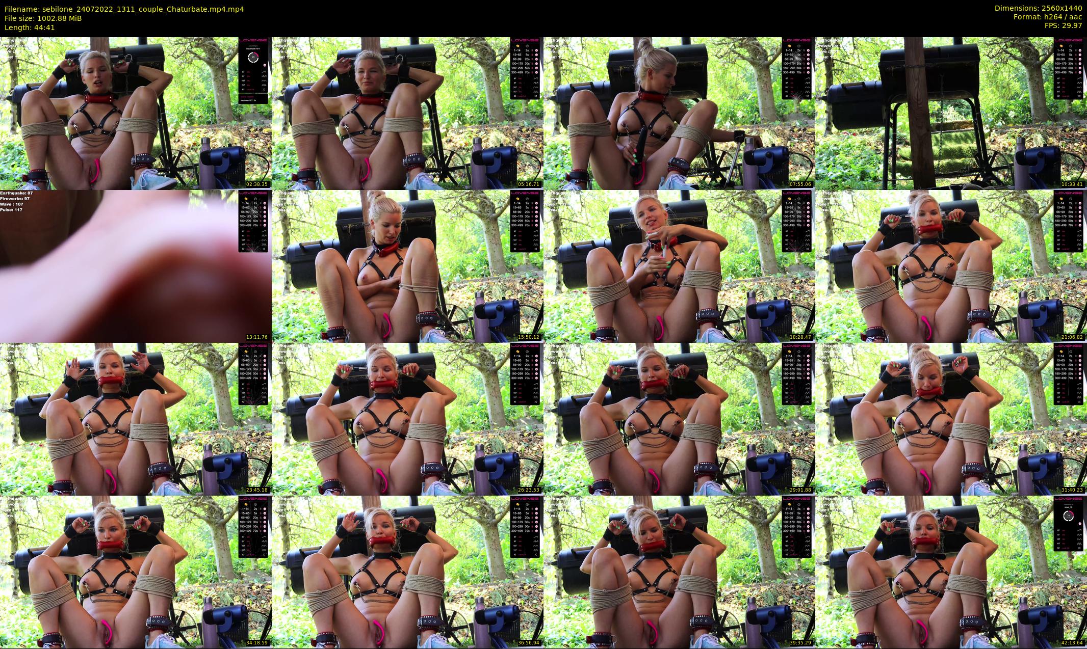 sebilone — 45 minute Chaturbate couple cam show recording, 1080p, Jul 24, 2022