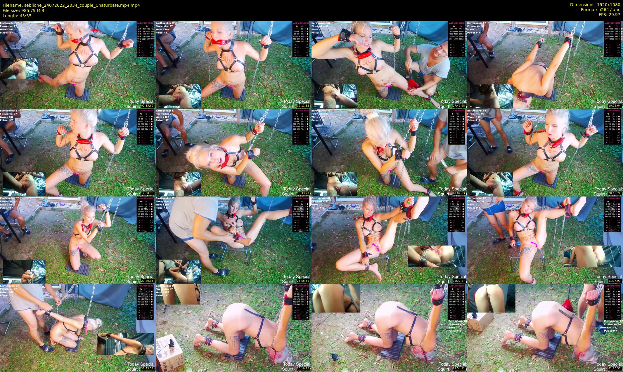 sebilone — 44 minute Chaturbate couple cam show recording, 1080p, Jul 24, 2022