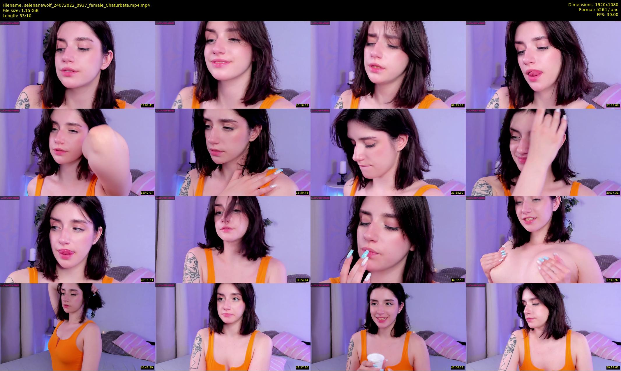 selenanewolf — 54 minute Chaturbate couple cam show recording, 1080p, Jul 24, 2022