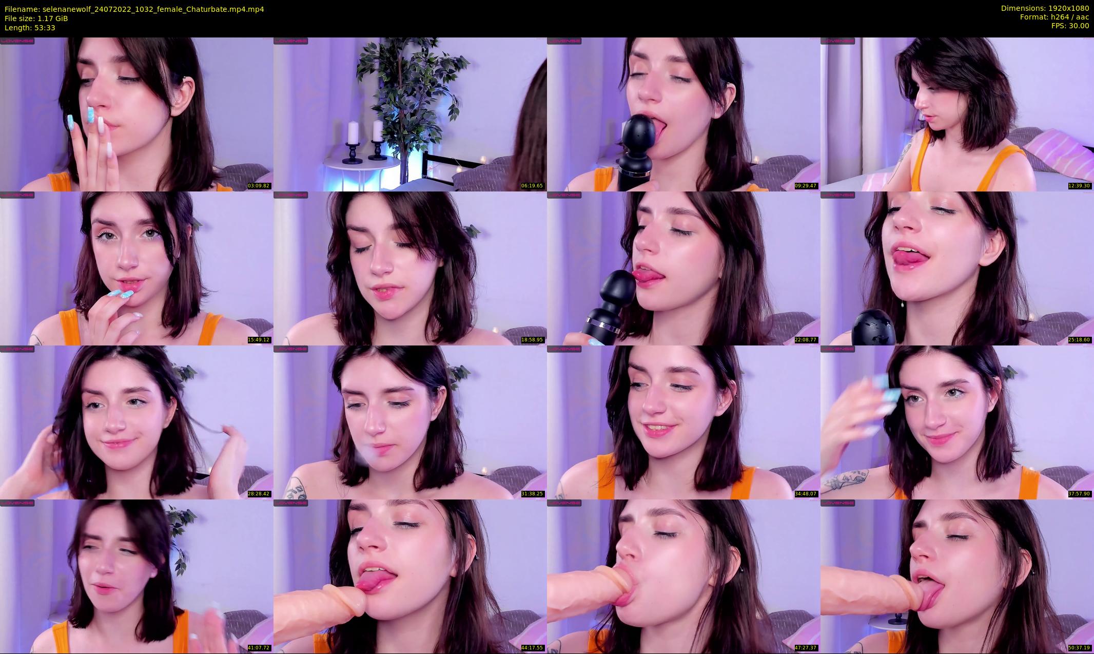 selenanewolf — 54 minute Chaturbate couple cam show recording, 1080p, Jul 24, 2022