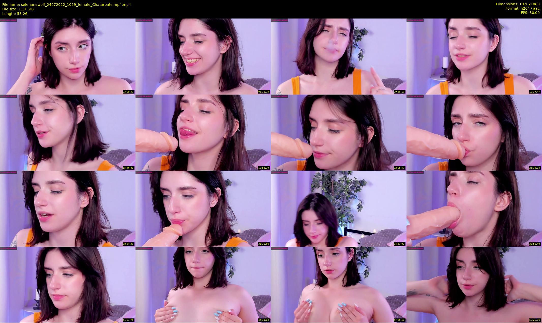 selenanewolf — 54 minute Chaturbate couple cam show recording, 1080p, Jul 24, 2022