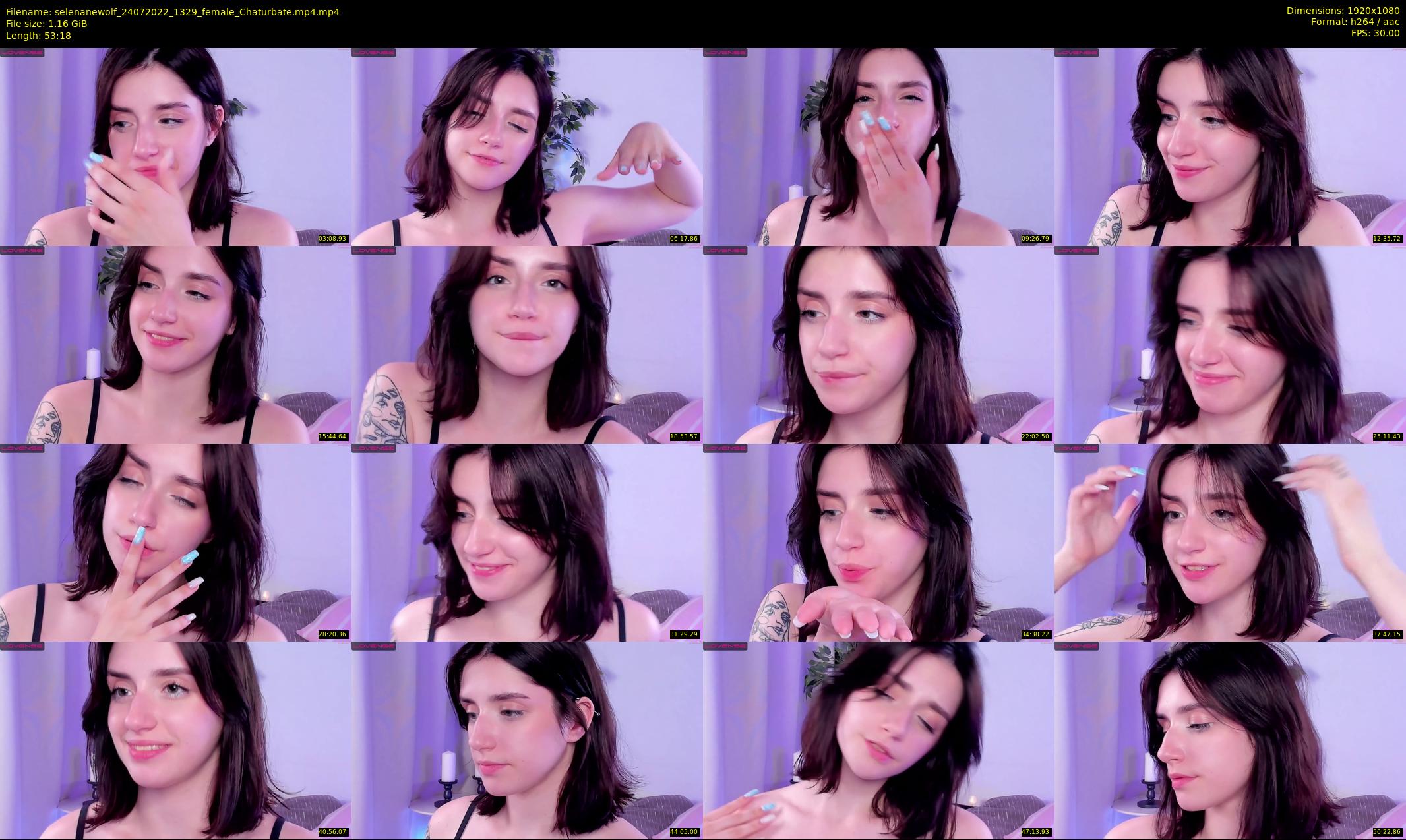 selenanewolf — 54 minute Chaturbate couple cam show recording, 1080p, Jul 24, 2022