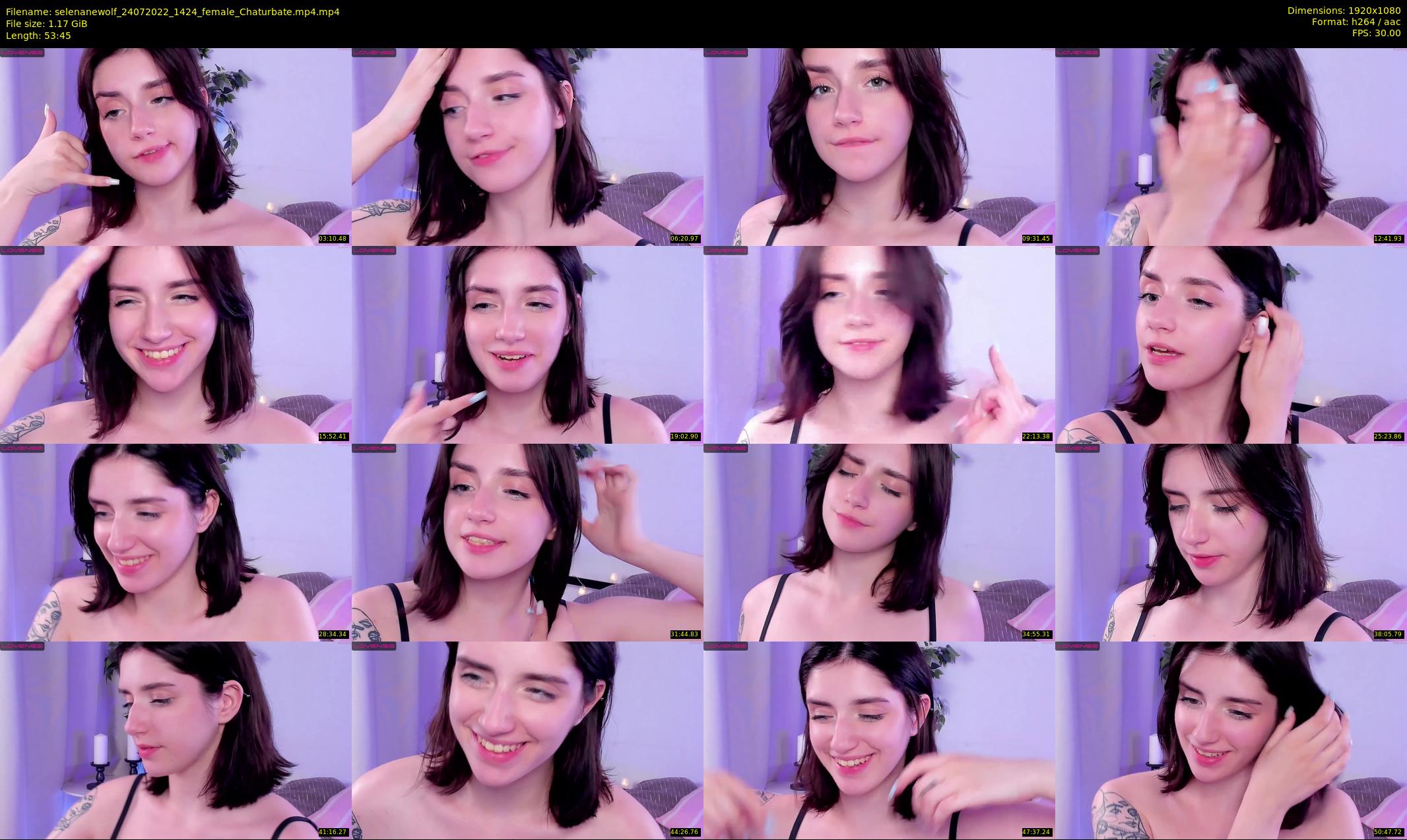selenanewolf — 54 minute Chaturbate couple cam show recording, 1080p, Jul 24, 2022