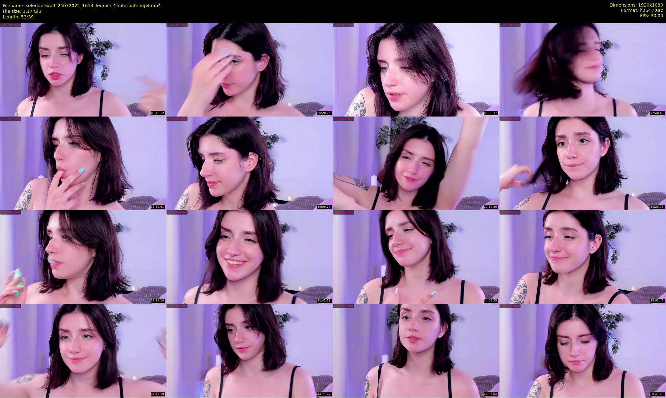 selenanewolf — 54 minute Chaturbate couple cam show recording, 1080p, Jul 24, 2022