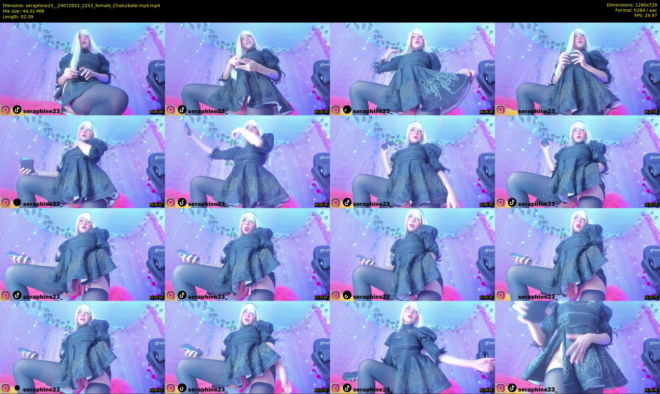 seraphine23_ — 3 minute Chaturbate female cam show recording, 720p, Jul 24, 2022