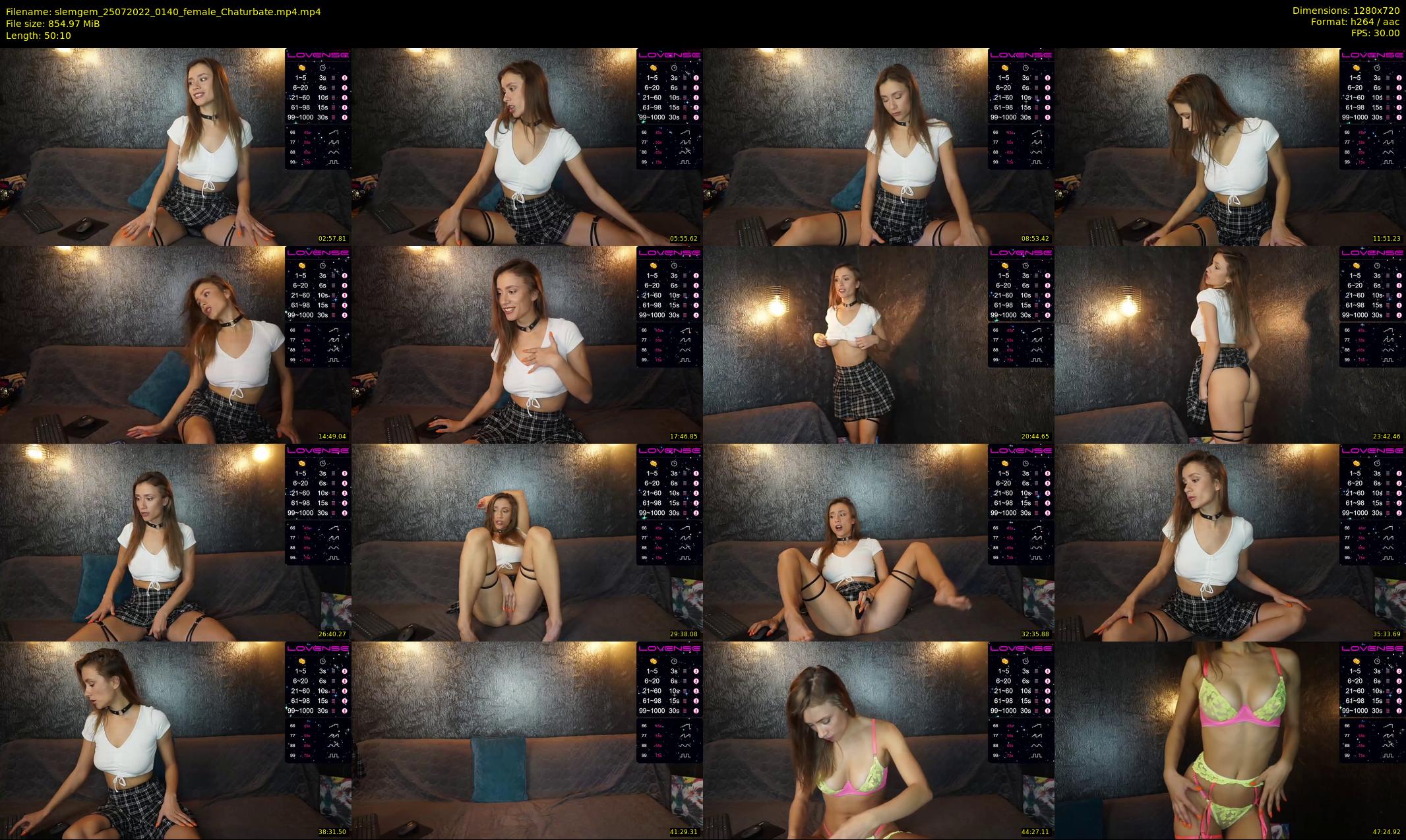 slemgem — 51 minute Chaturbate couple cam show recording, 720p, Jul 25, 2022
