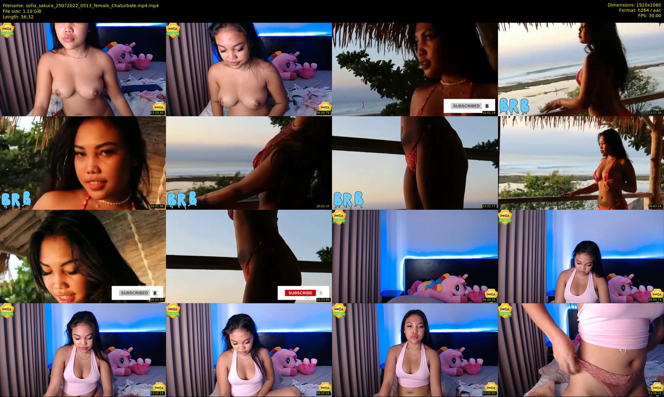 sofia_sakura — 57 minute Chaturbate female cam show recording, 1080p, Jul 25, 2022