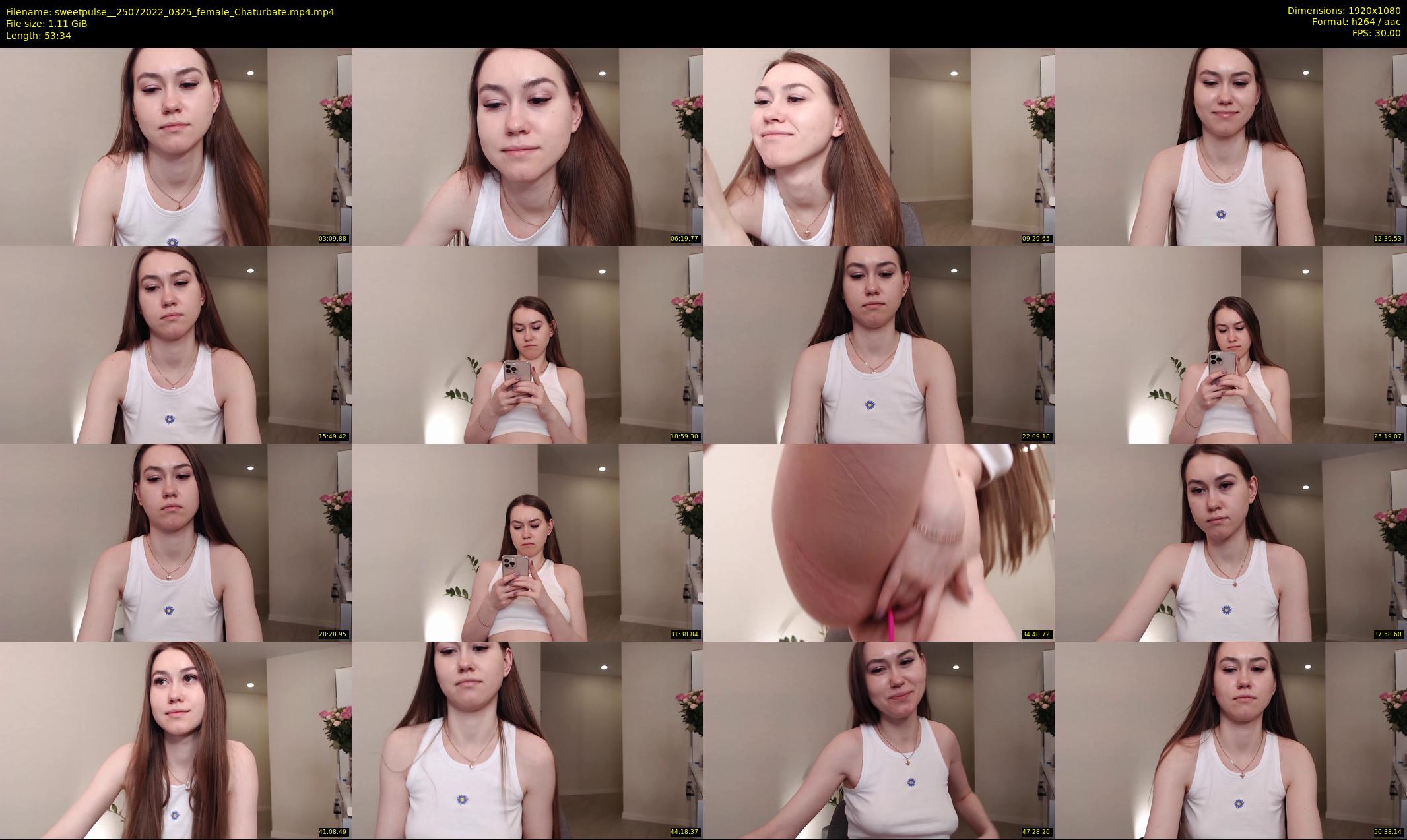 sweetpulse_ — 54 minute Chaturbate female cam show recording, 1080p, Jul 25, 2022