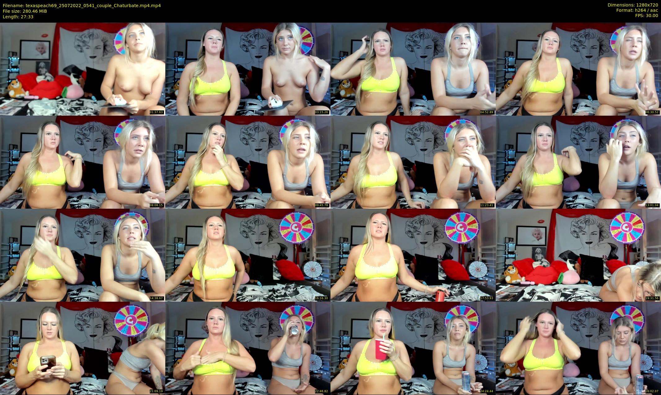 texaspeach69 — 28 minute Chaturbate female cam show recording, 720p, Jul 25, 2022