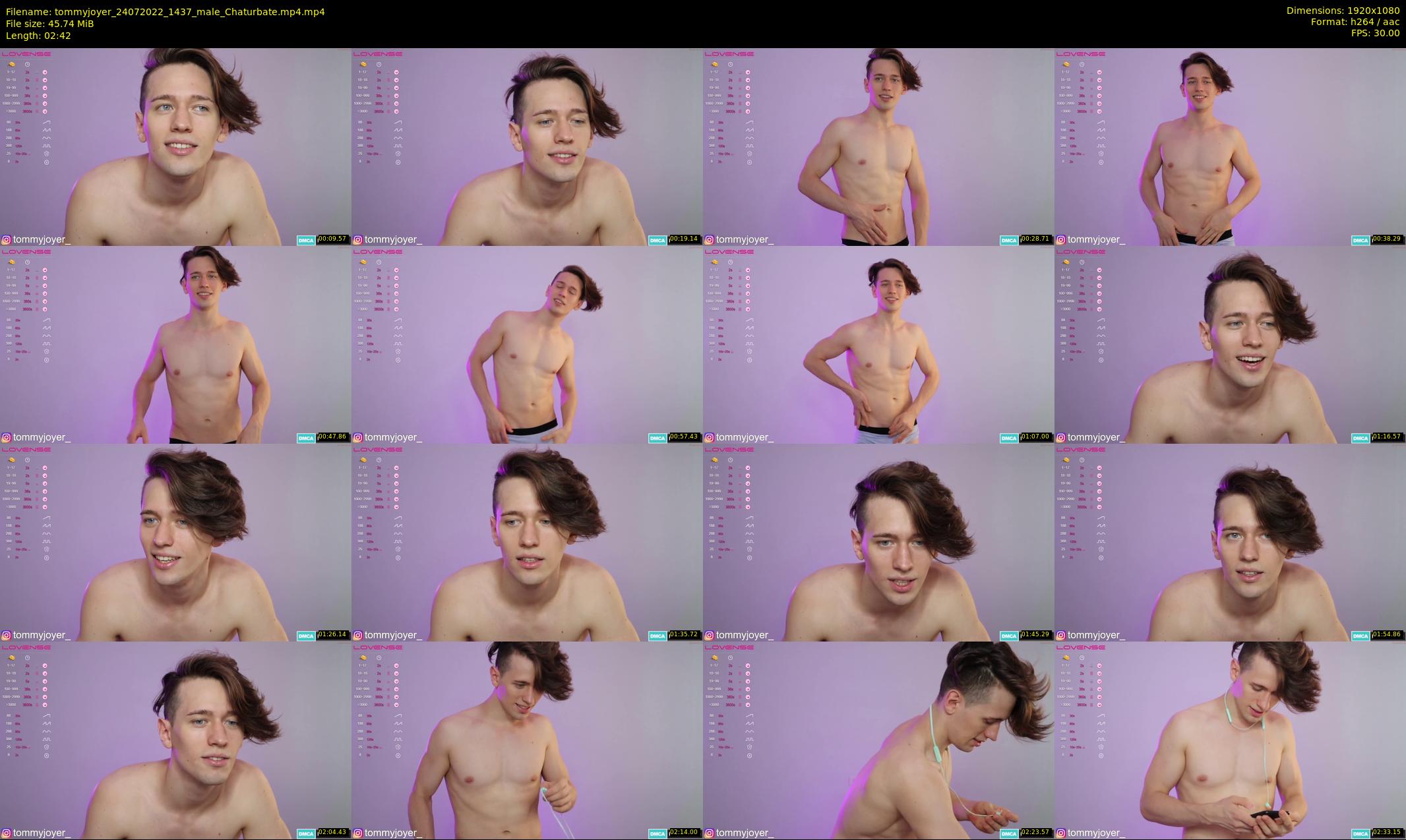tommyjoyer — 3 minute Chaturbate male cam show recording, 1080p, Jul 24, 2022