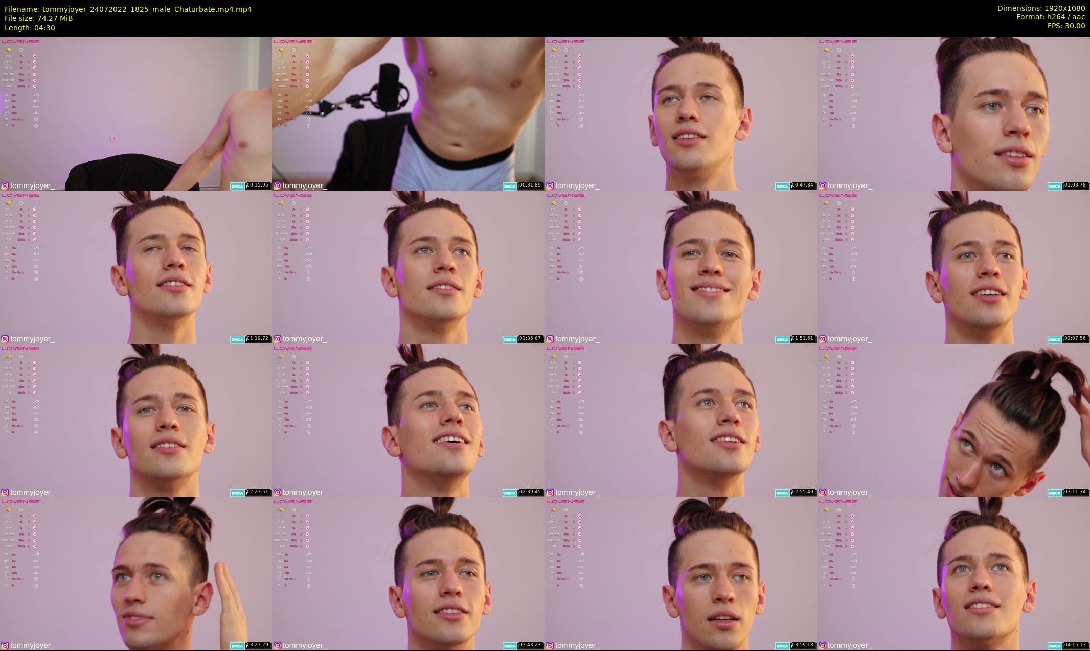 tommyjoyer — 5 minute Chaturbate male cam show recording, 1080p, Jul 24, 2022