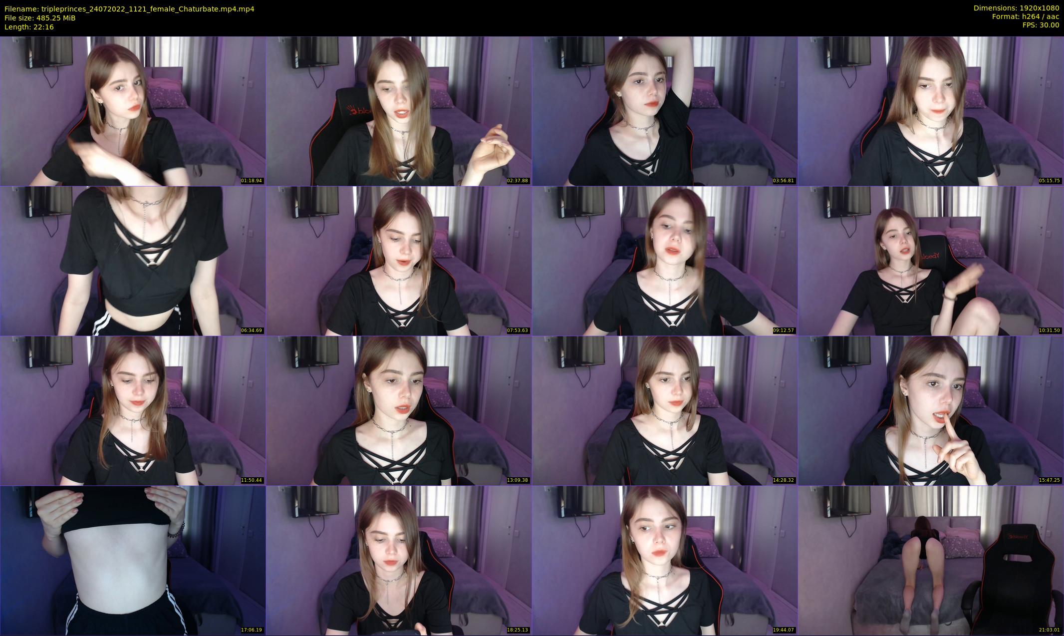 tripleprinces — 23 minute Chaturbate female cam show recording, 1080p, Jul 24, 2022