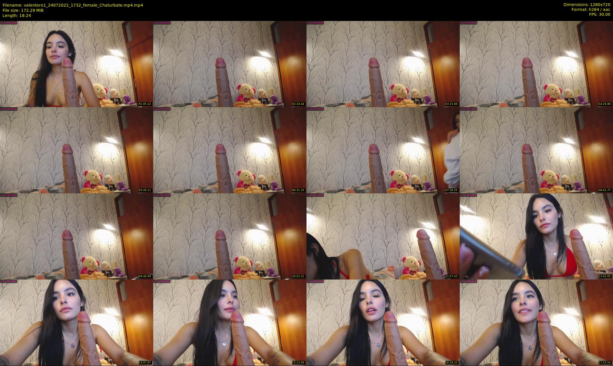 valentoro1 — 19 minute Chaturbate female cam show recording, 720p, Jul 24, 2022