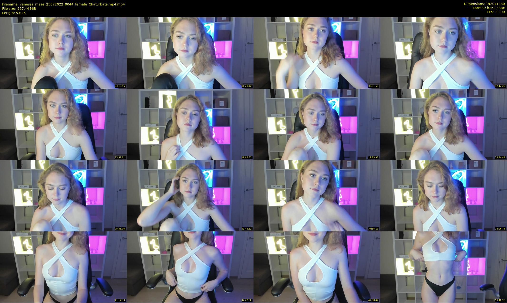 vanessa_maes — 54 minute Chaturbate female cam show recording, 1080p, Jul 25, 2022