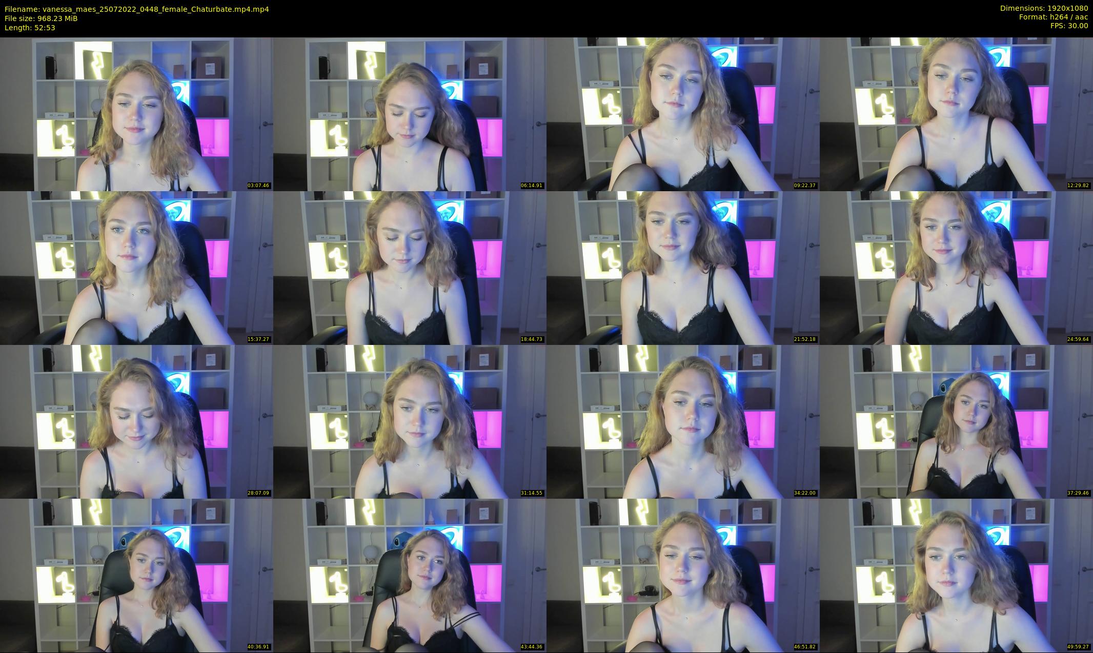 vanessa_maes — 53 minute Chaturbate female cam show recording, 1080p, Jul 25, 2022