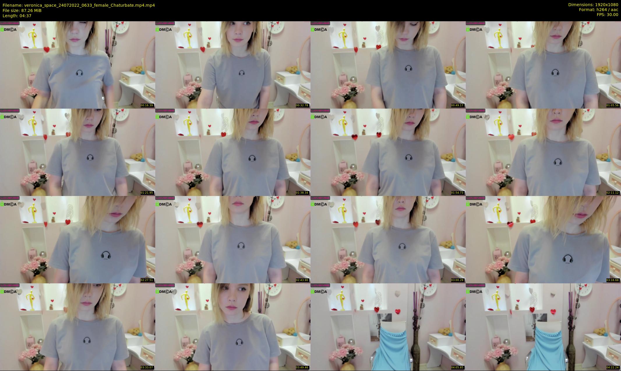 veronica_space — 5 minute Chaturbate female cam show recording, 1080p, Jul 24, 2022