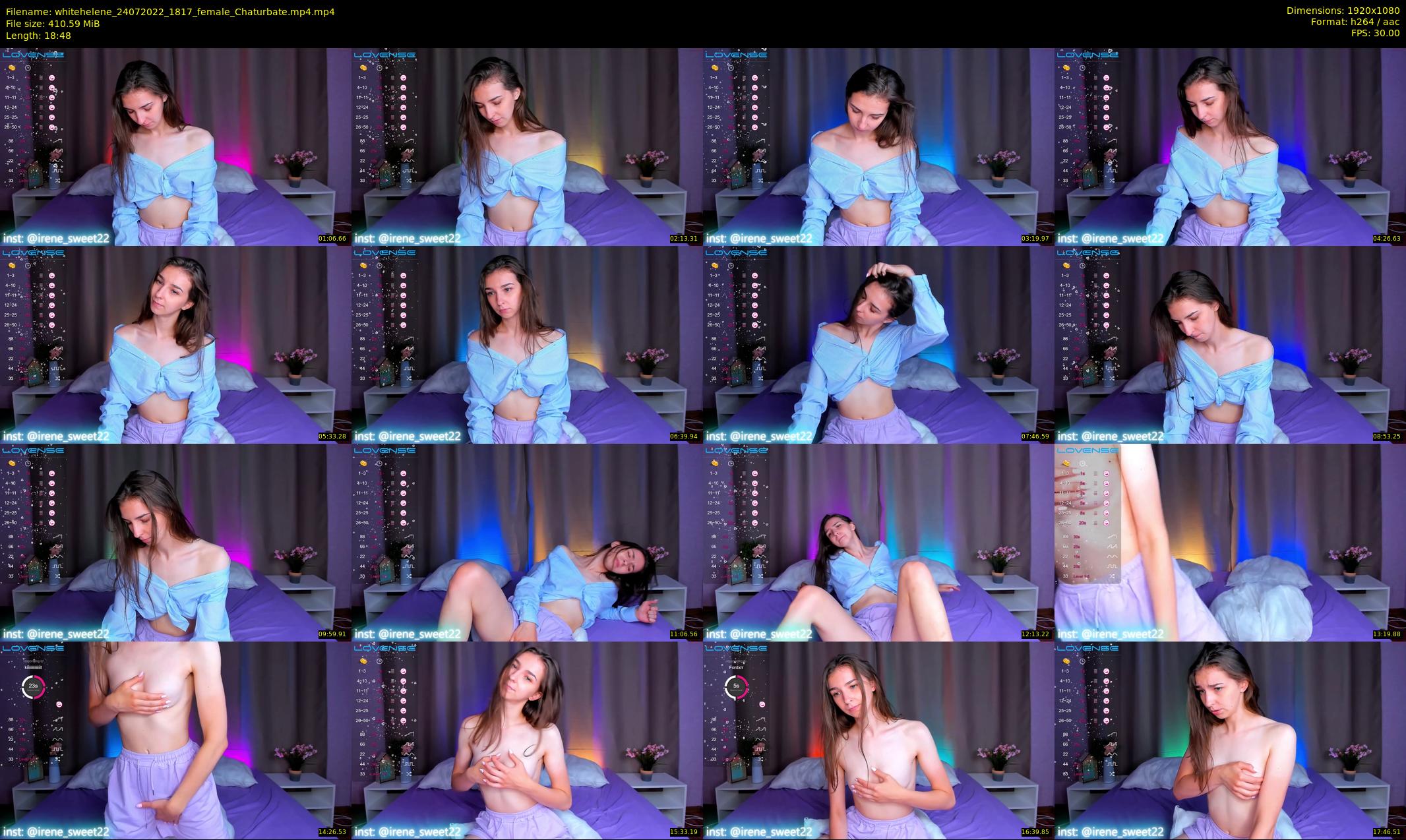 whitehelene — 19 minute Chaturbate female cam show recording, 1080p, Jul 24, 2022