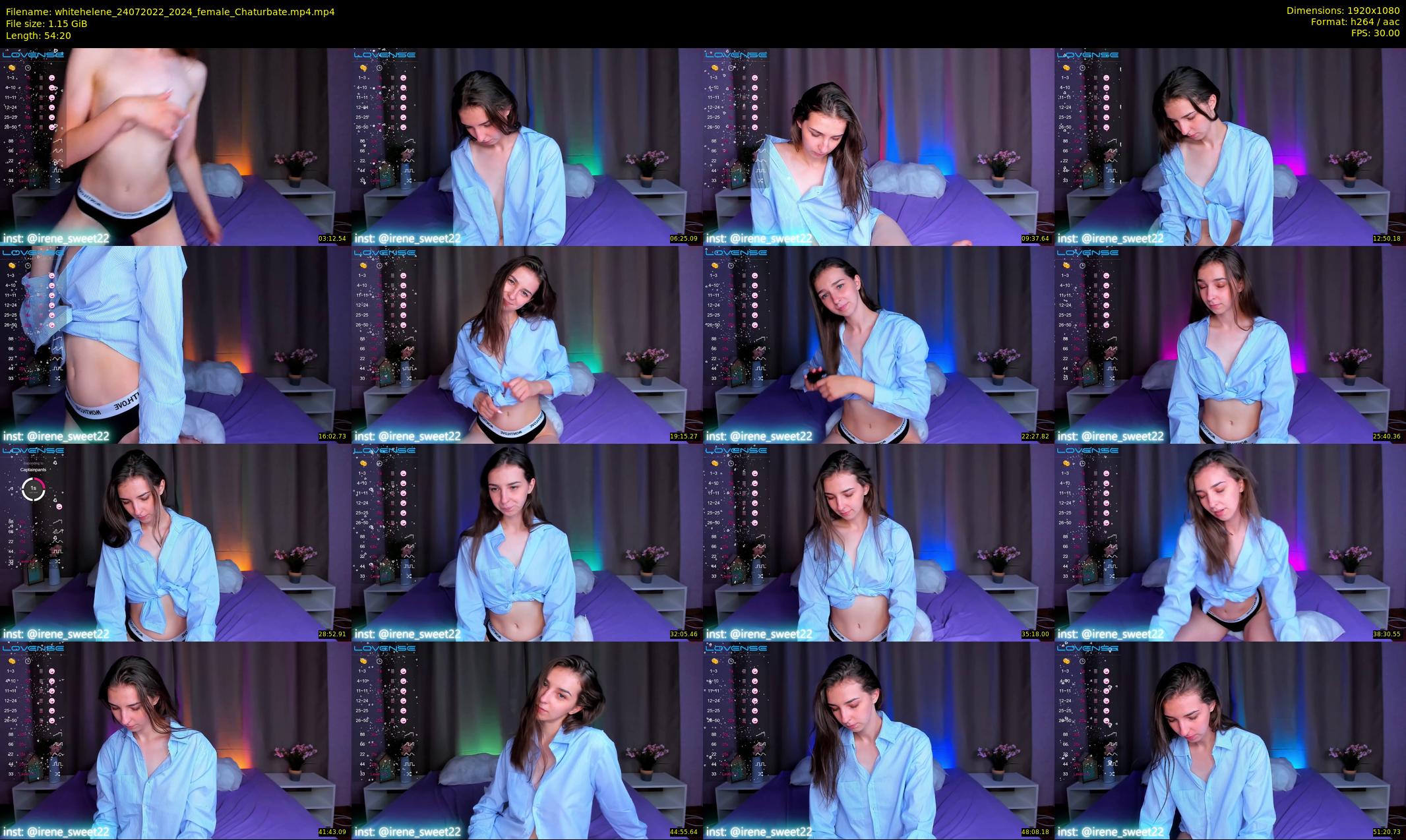 whitehelene — 55 minute Chaturbate female cam show recording, 1080p, Jul 24, 2022