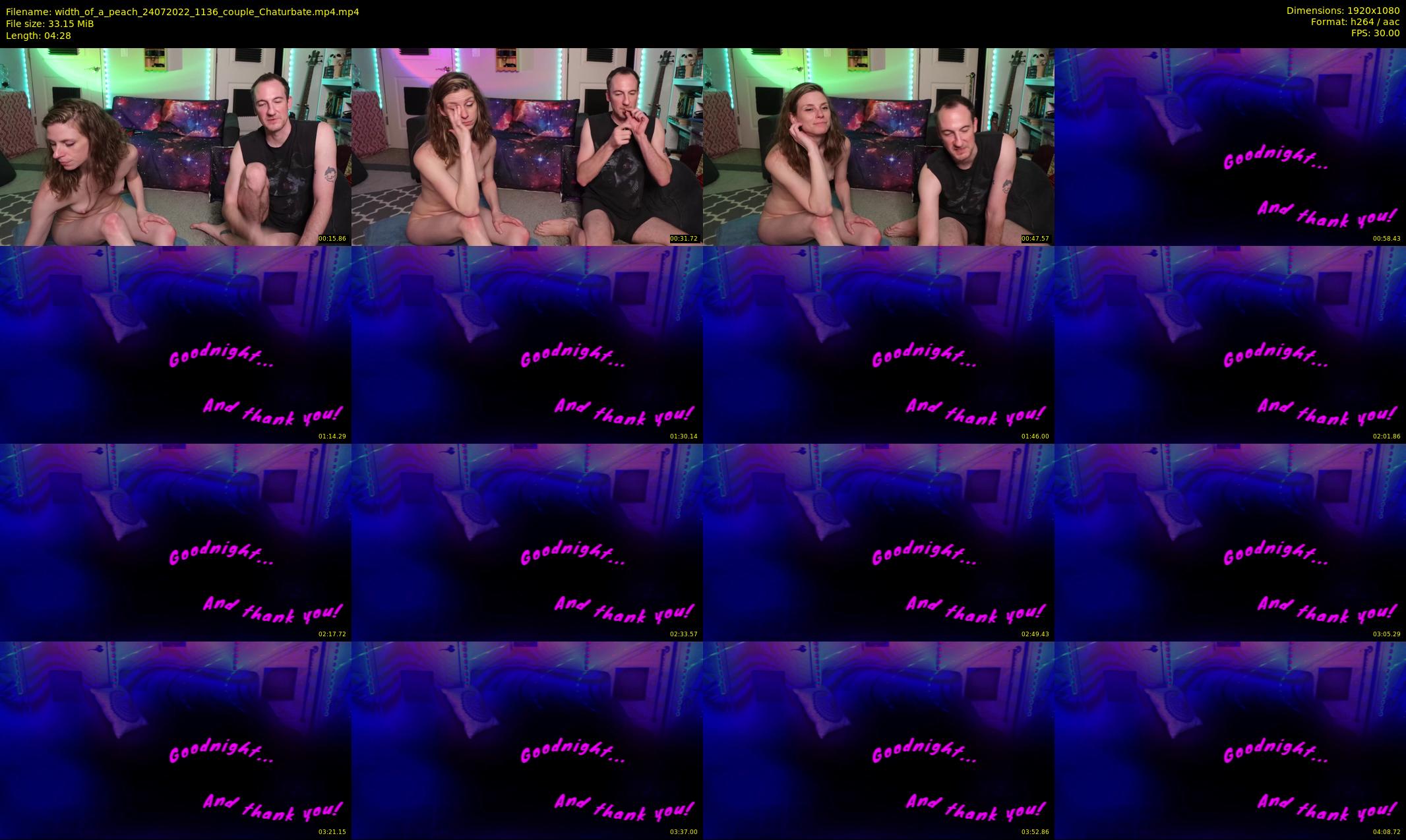 width_of_a_peach — 5 minute Chaturbate couple cam show recording, 1080p, Jul 24, 2022
