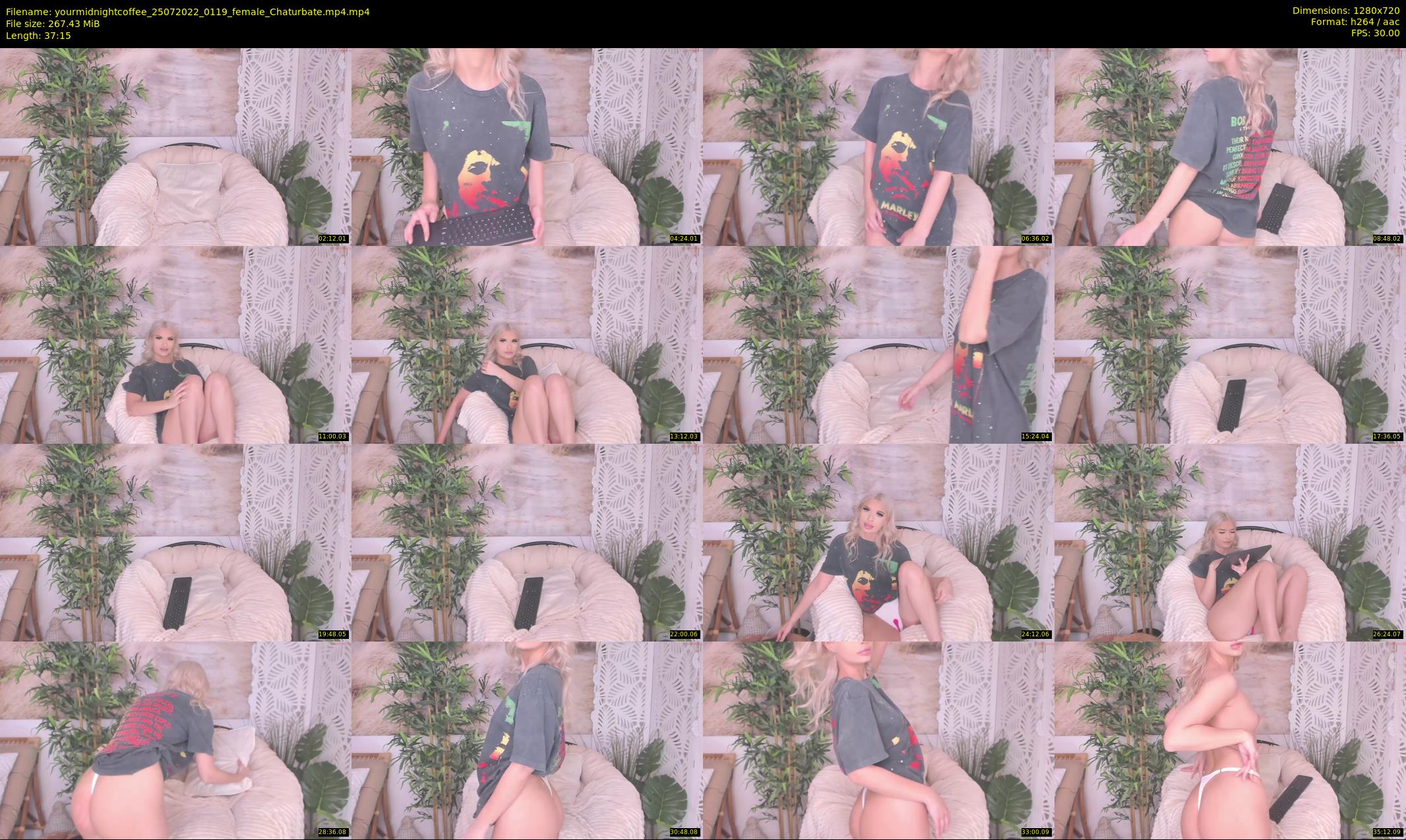 yourmidnightcoffee — 38 minute Chaturbate female cam show recording, 720p, Jul 25, 2022