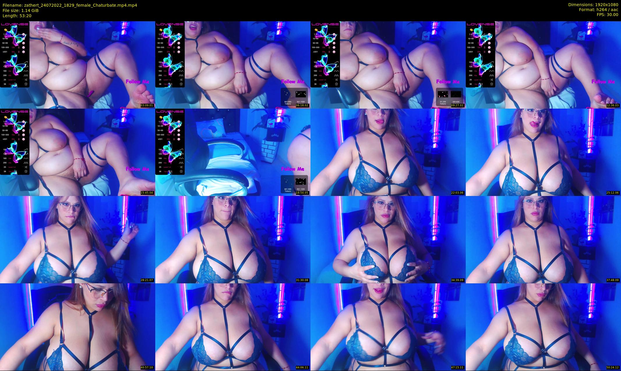 zathert — 54 minute Chaturbate female cam show recording, 1080p, Jul 24, 2022