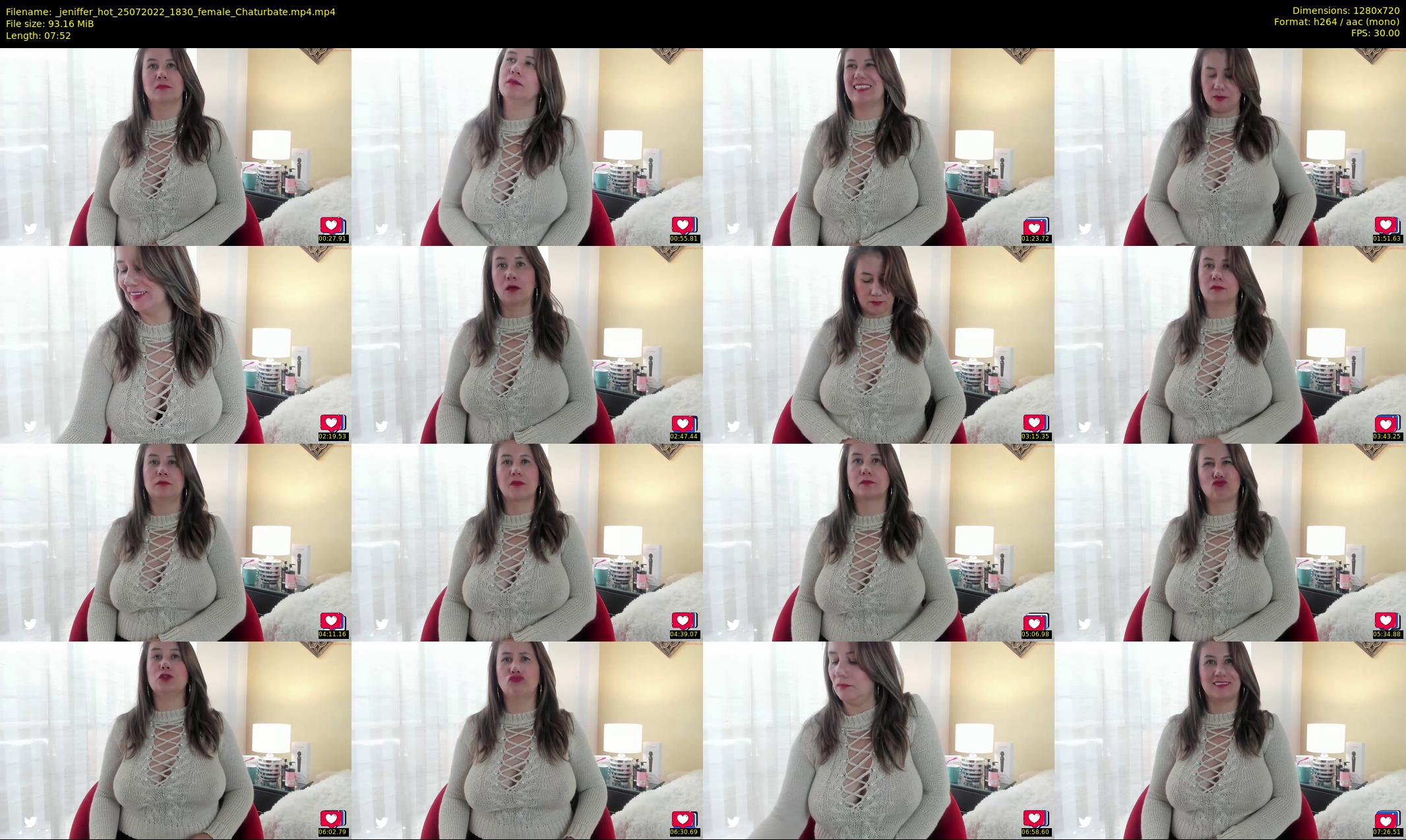 _jeniffer_hot — 8 minute Chaturbate female cam show recording, 720p, Jul 25, 2022