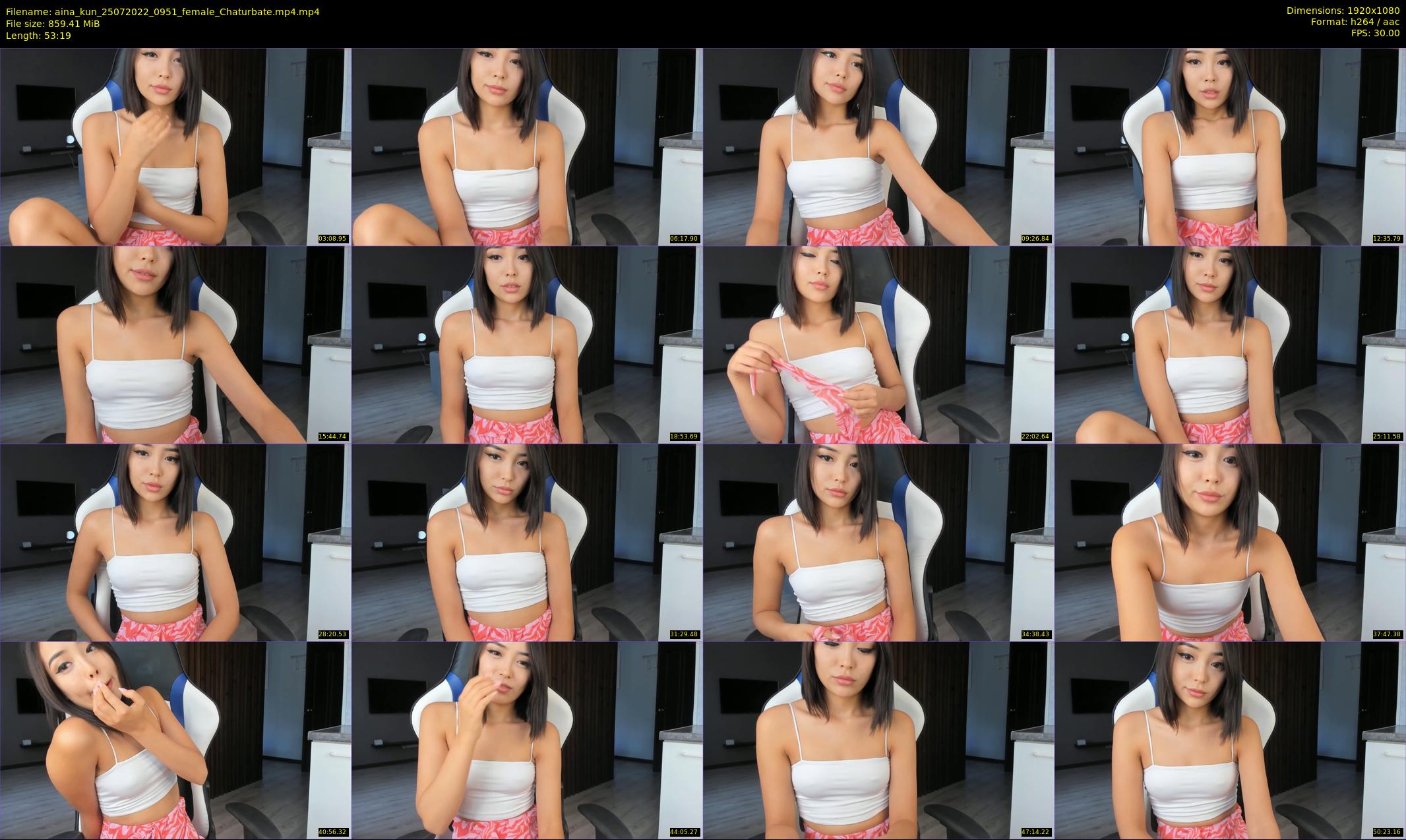 aina_kun — 54 minute Chaturbate female cam show recording, 1080p, Jul 25, 2022