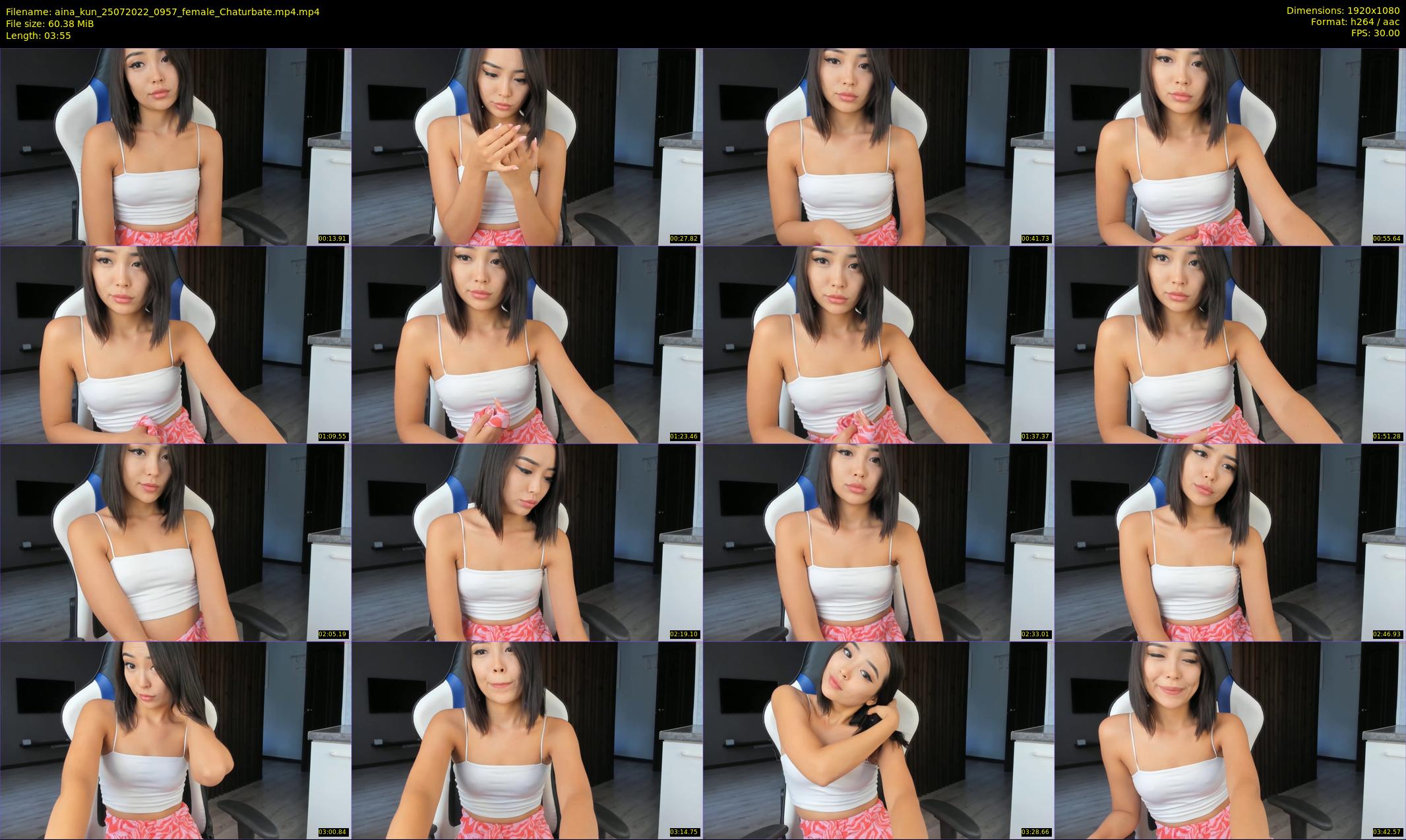 aina_kun — 4 minute Chaturbate female cam show recording, 1080p, Jul 25, 2022