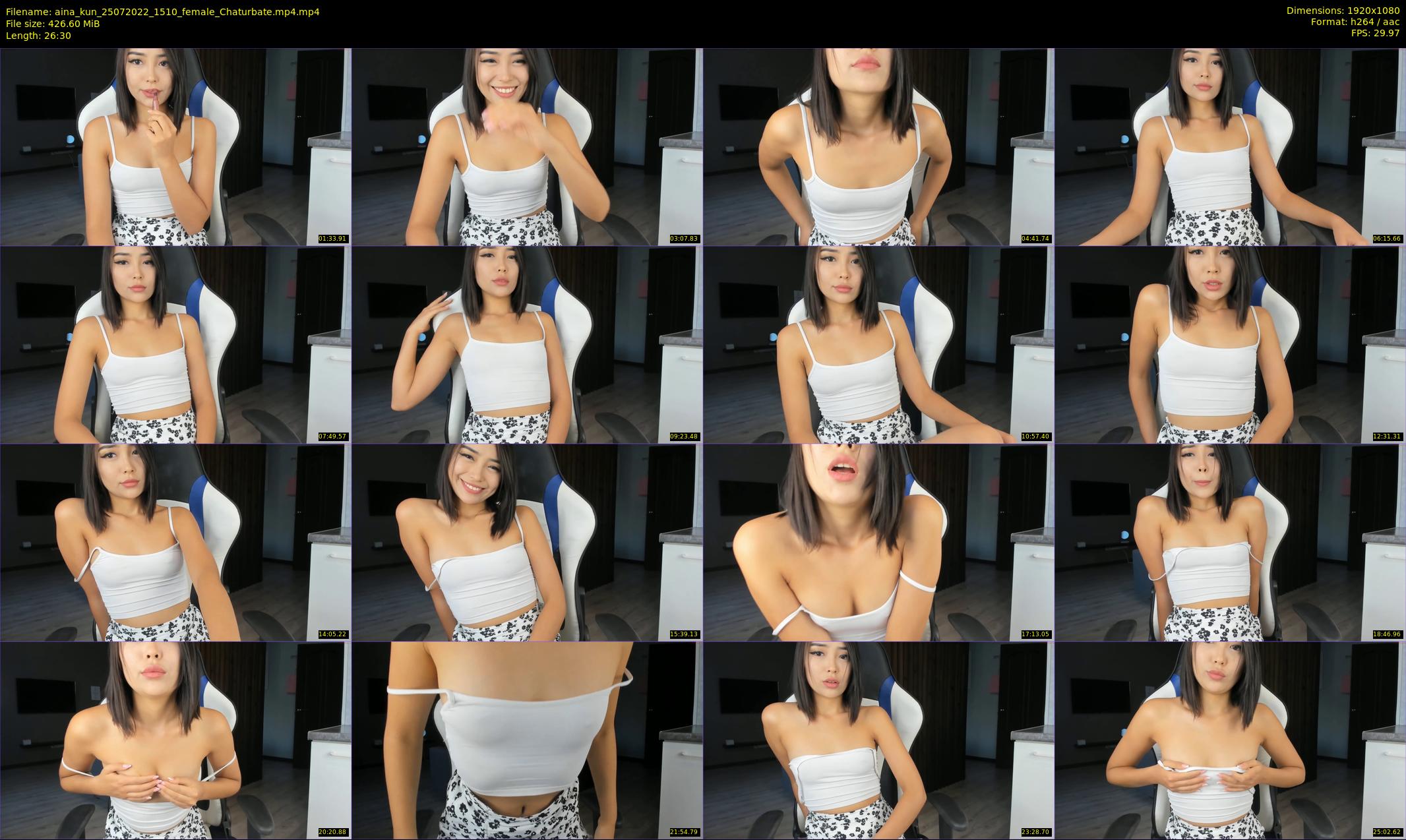 aina_kun — 27 minute Chaturbate female cam show recording, 1080p, Jul 25, 2022