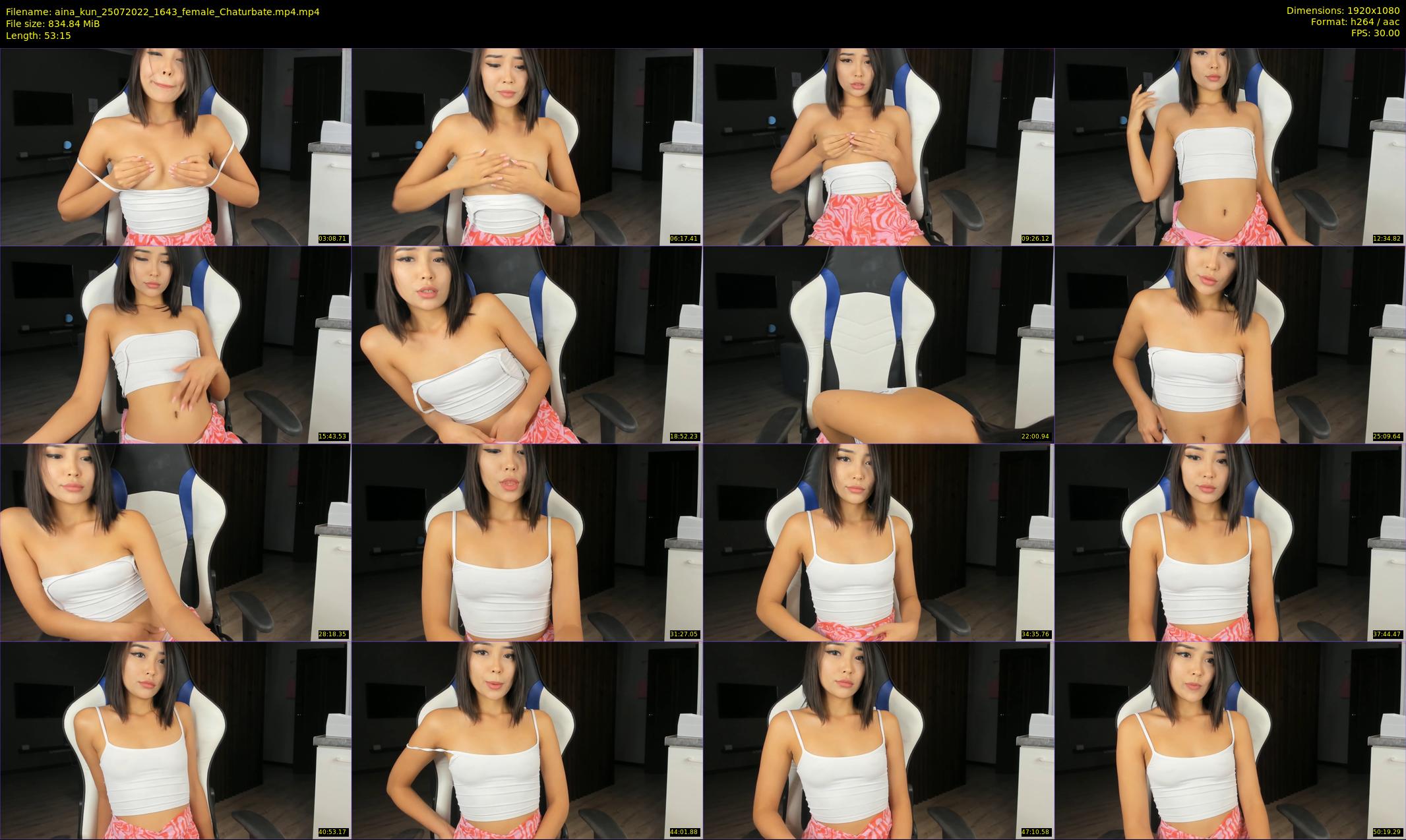 aina_kun — 54 minute Chaturbate female cam show recording, 1080p, Jul 25, 2022