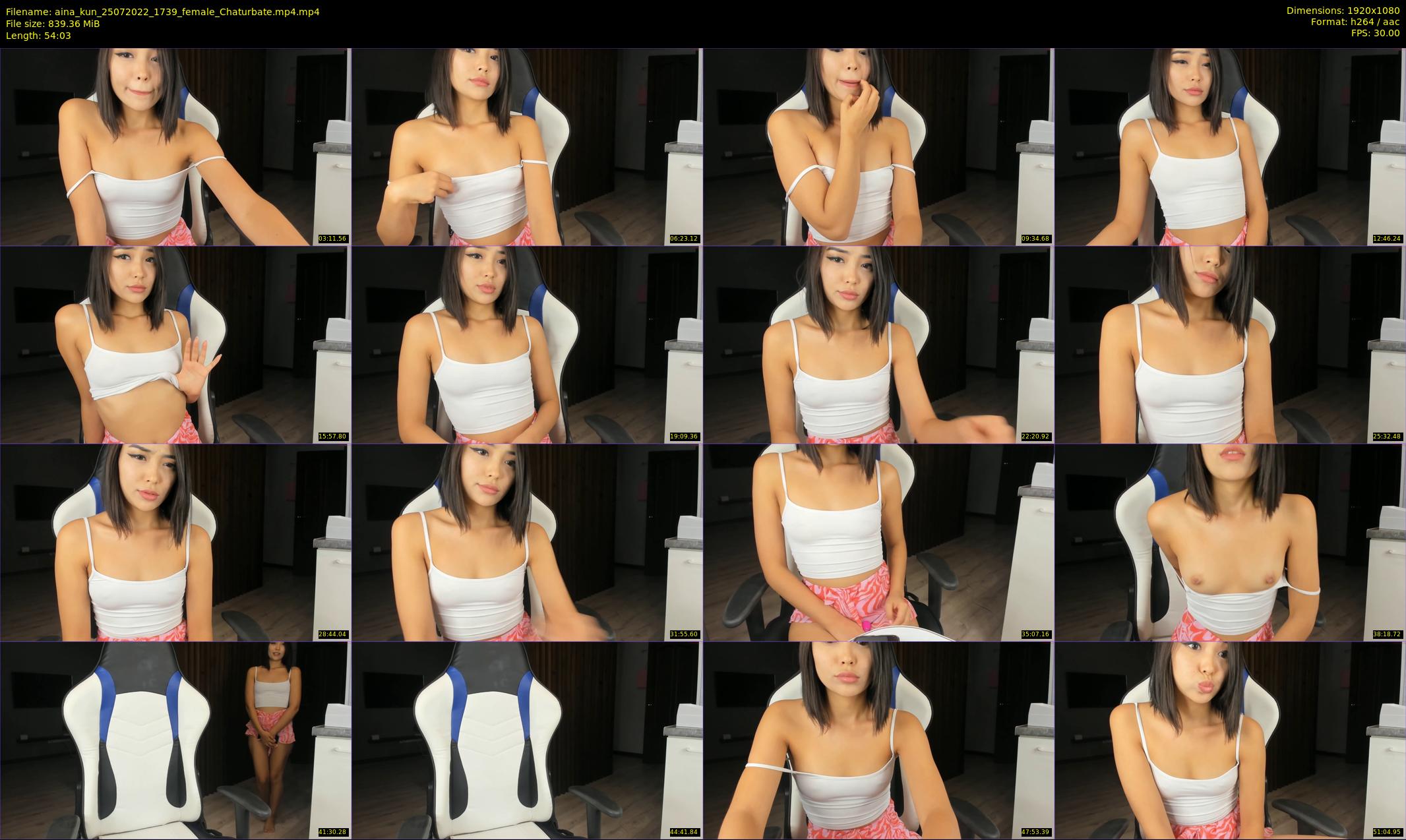 aina_kun — 55 minute Chaturbate female cam show recording, 1080p, Jul 25, 2022