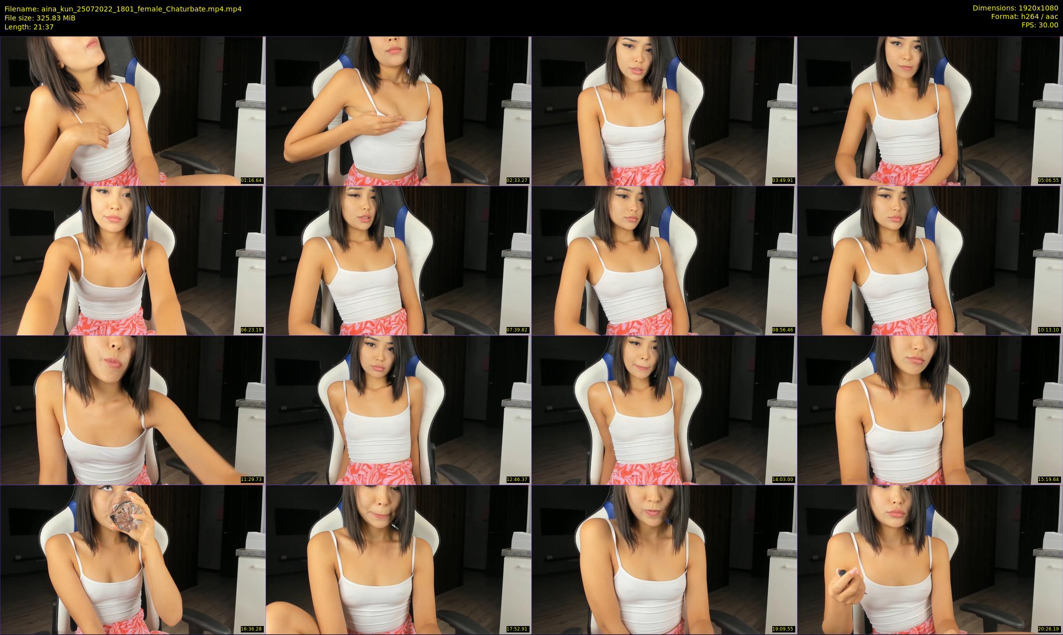 aina_kun — 22 minute Chaturbate female cam show recording, 1080p, Jul 25, 2022