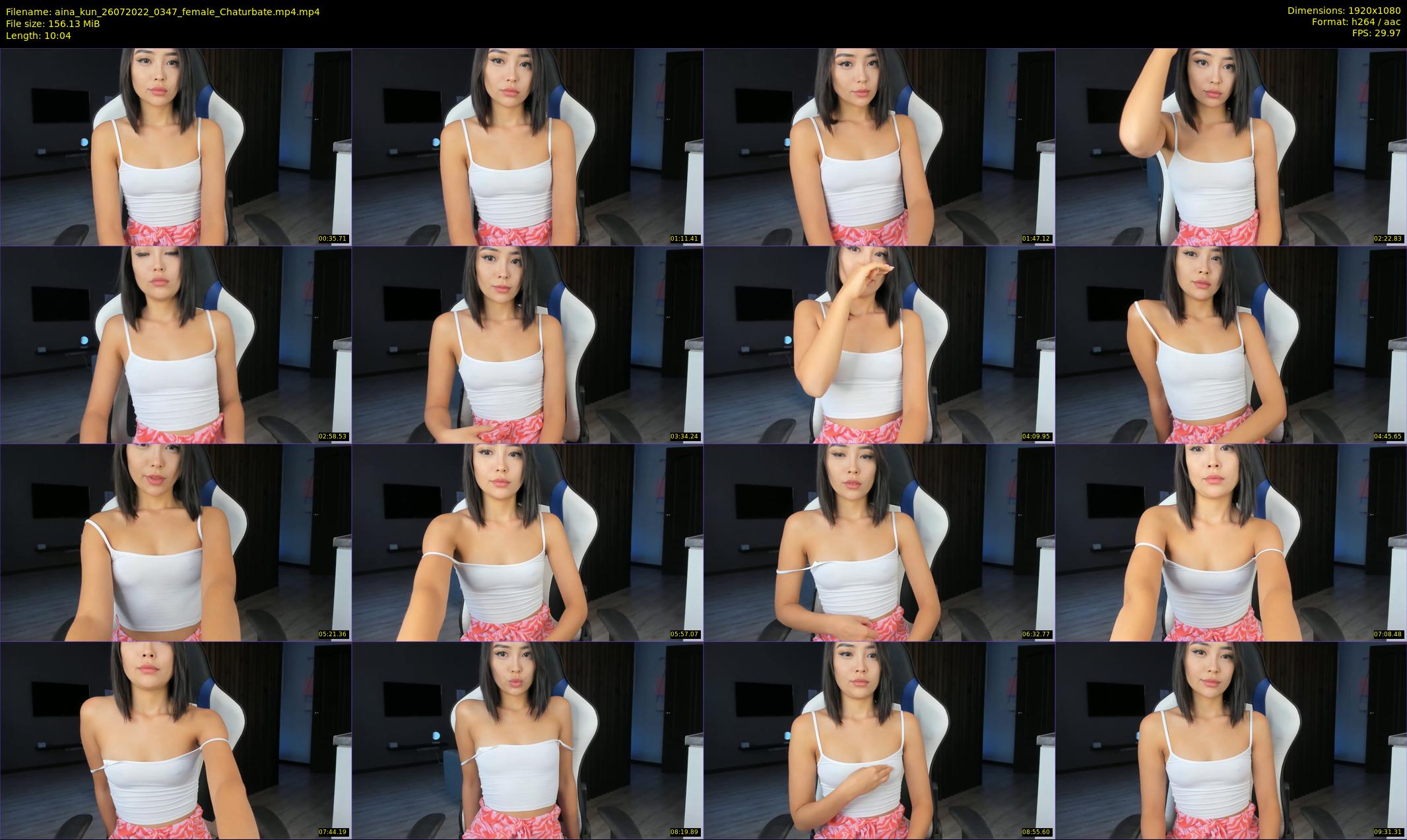aina_kun — 11 minute Chaturbate female cam show recording, 1080p, Jul 26, 2022