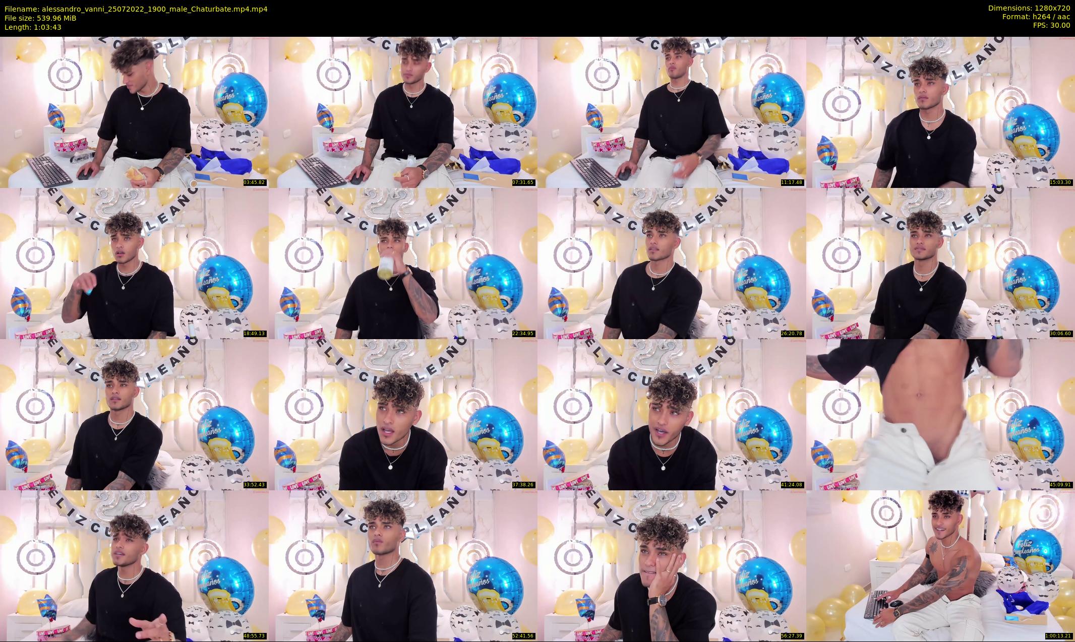 alessandro_vanni — 64 minute Chaturbate male cam show recording, 720p, Jul 25, 2022