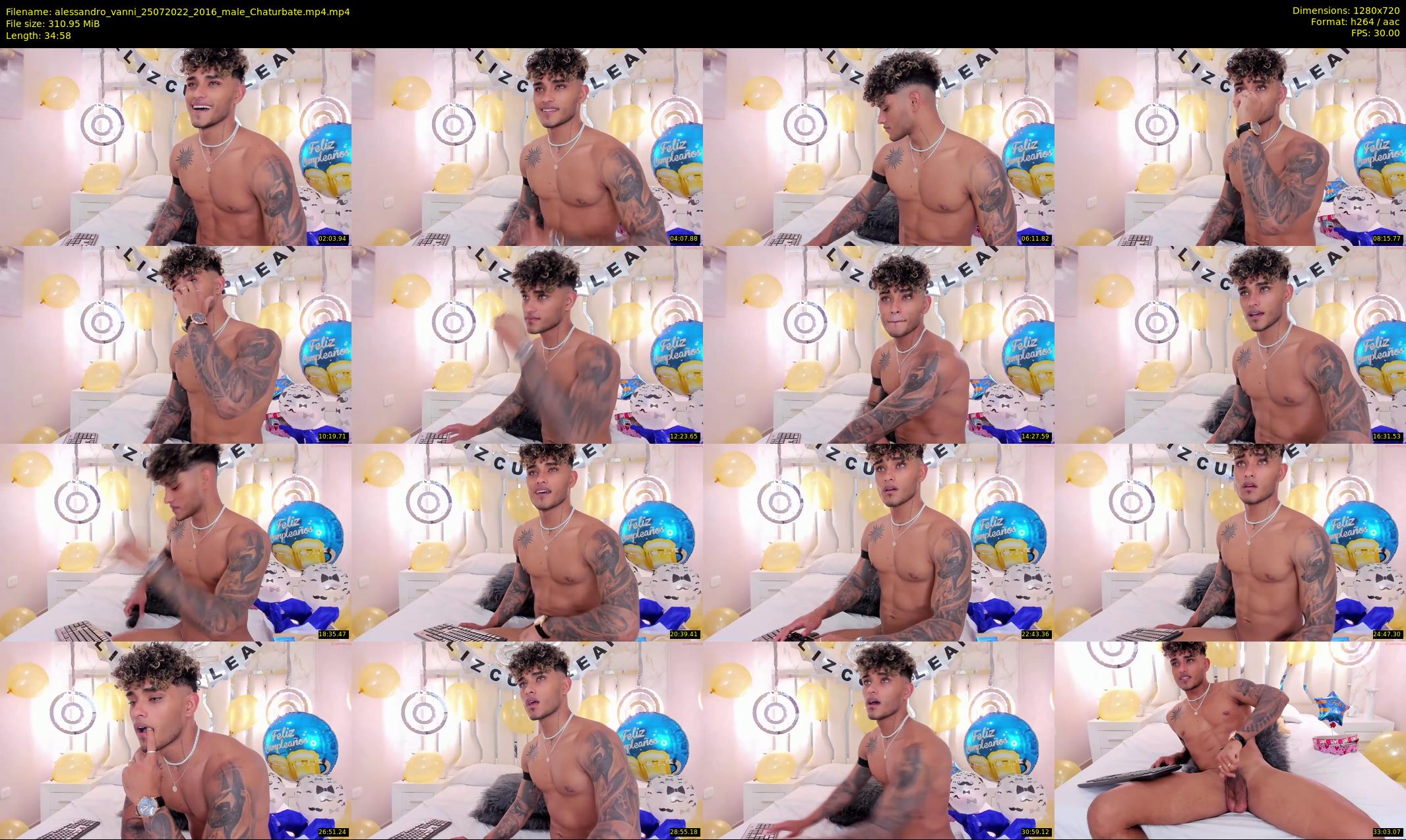 alessandro_vanni — 35 minute Chaturbate male cam show recording, 720p, Jul 25, 2022