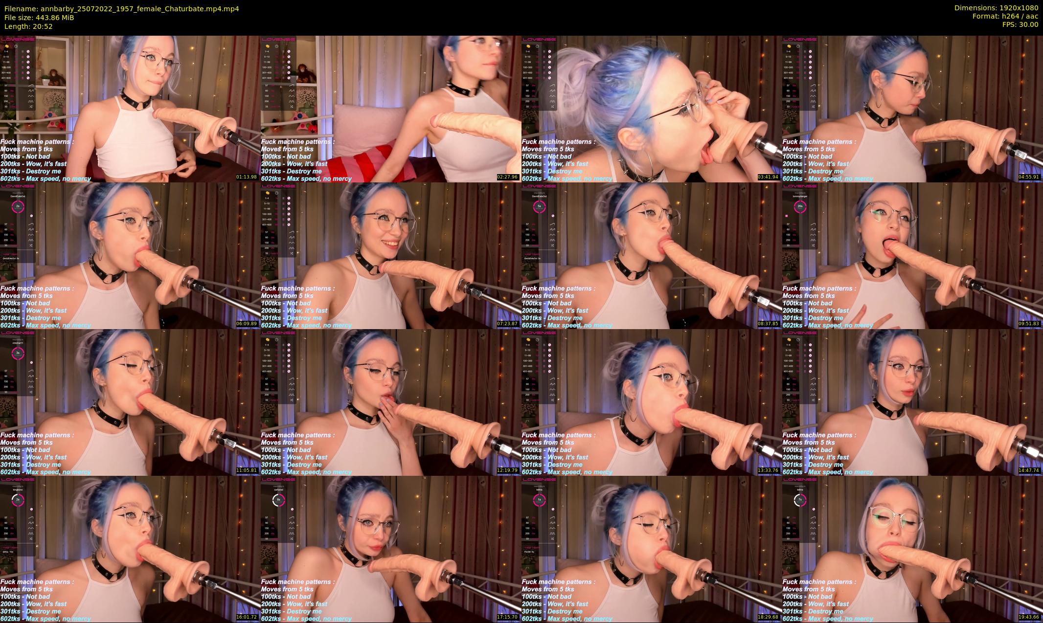 annbarby — 21 minute Chaturbate female cam show recording, 1080p, Jul 25, 2022