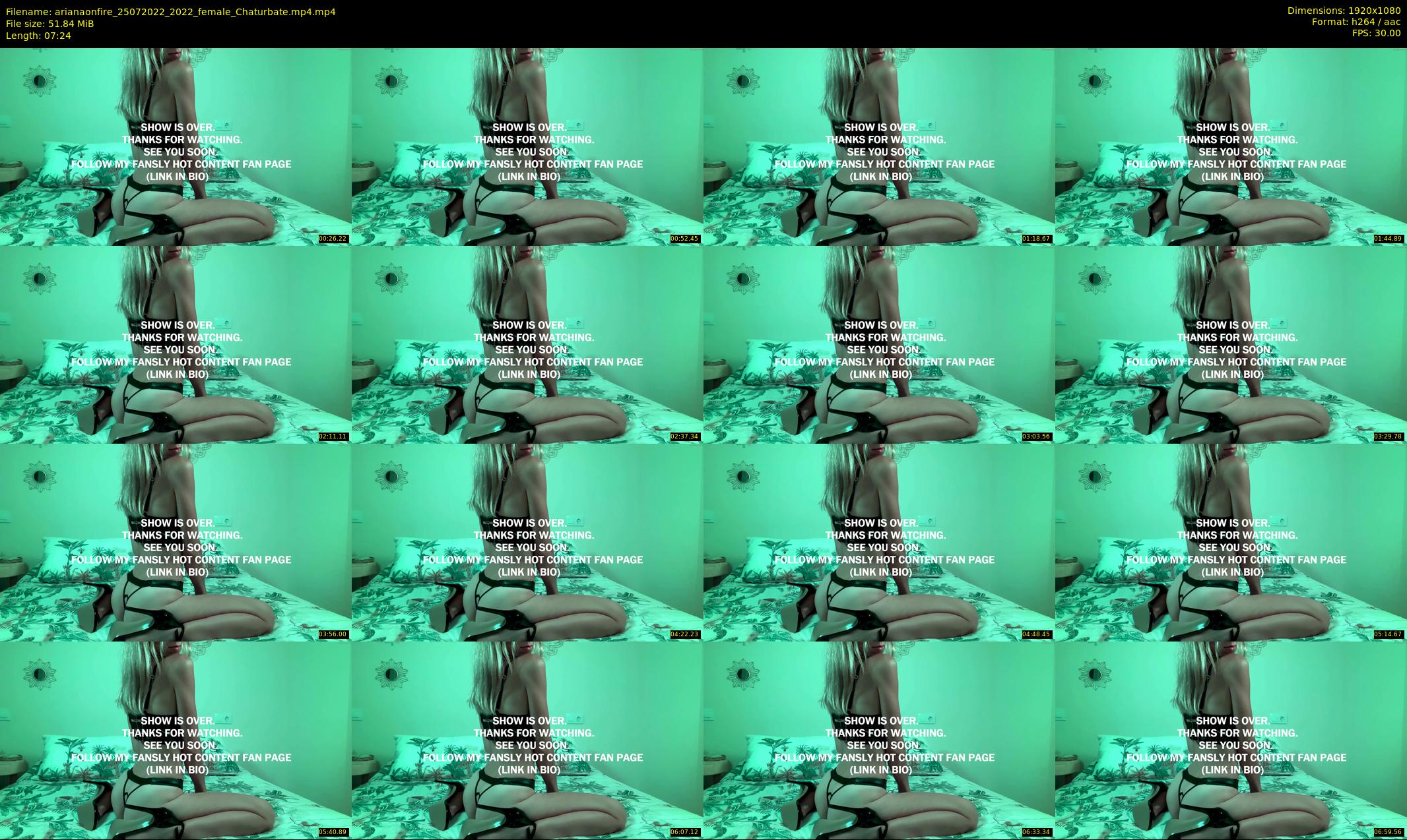 arianaonfire — 8 minute Chaturbate couple cam show recording, 1080p, Jul 25, 2022