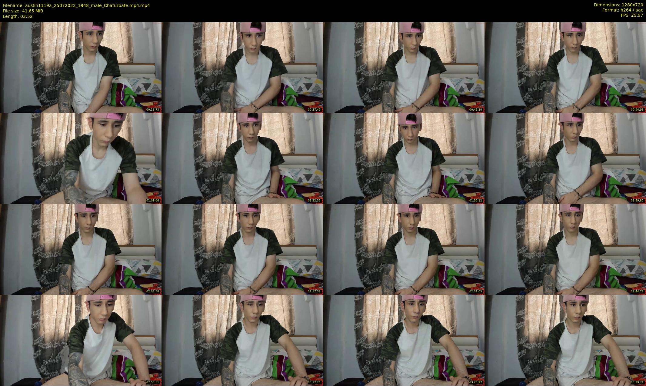 austin1119a — 4 minute Chaturbate male cam show recording, 720p, Jul 25, 2022