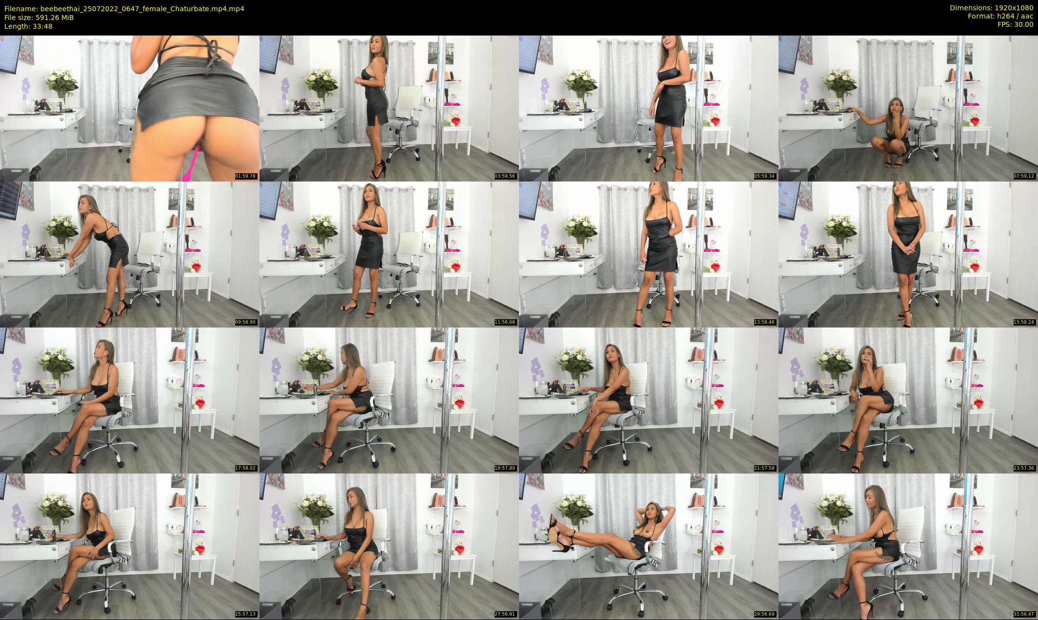 beebeethai — 34 minute Chaturbate female cam show recording, 1080p, Jul 25, 2022