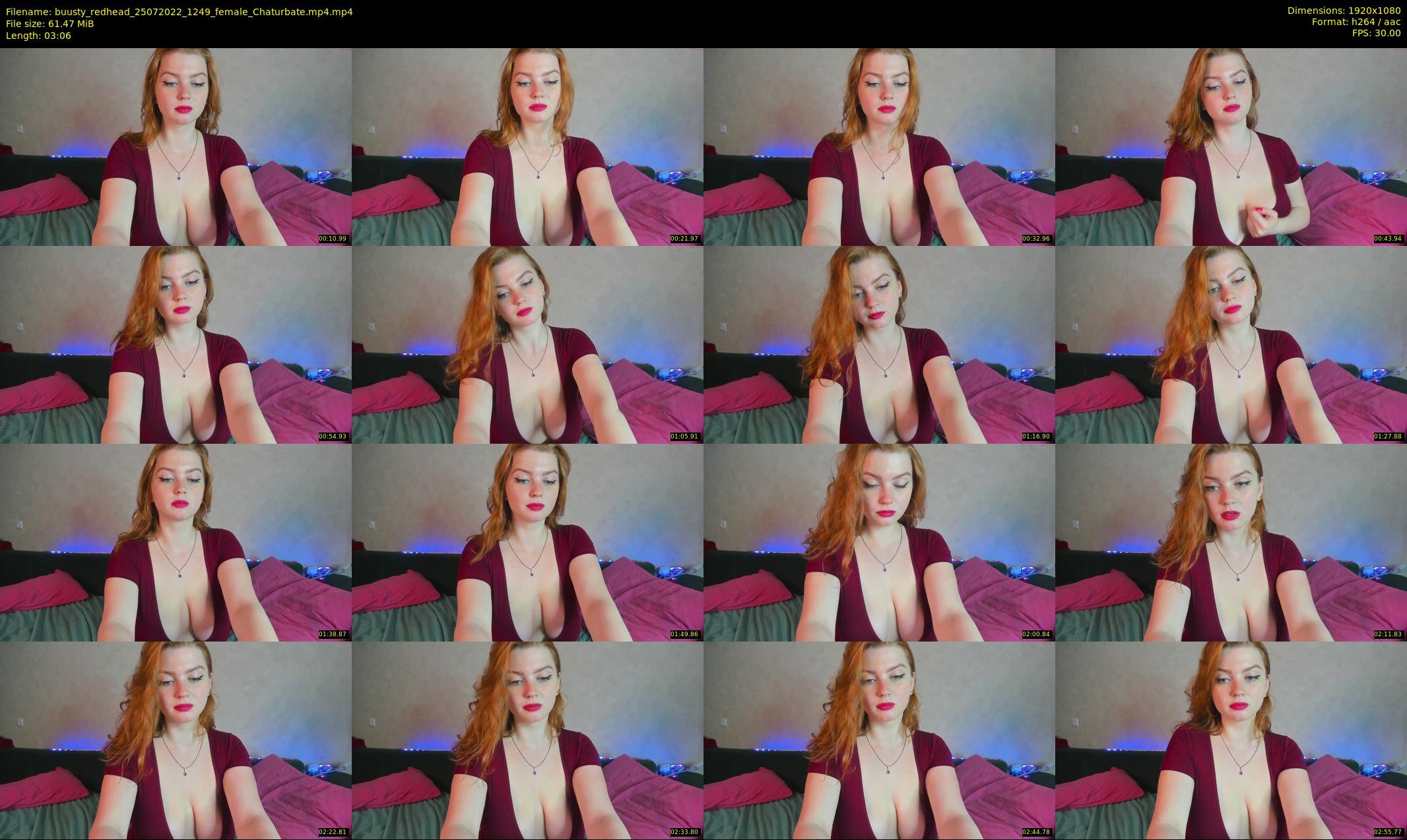 buusty_redhead — 4 minute Chaturbate female cam show recording, 1080p, Jul 25, 2022
