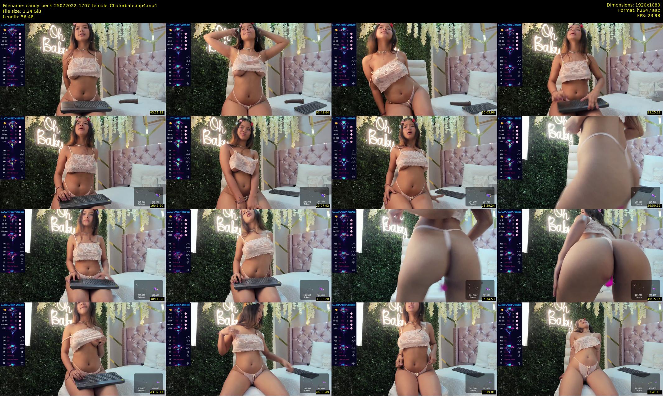 candy_beck — 57 minute Chaturbate female cam show recording, 1080p, Jul 25, 2022
