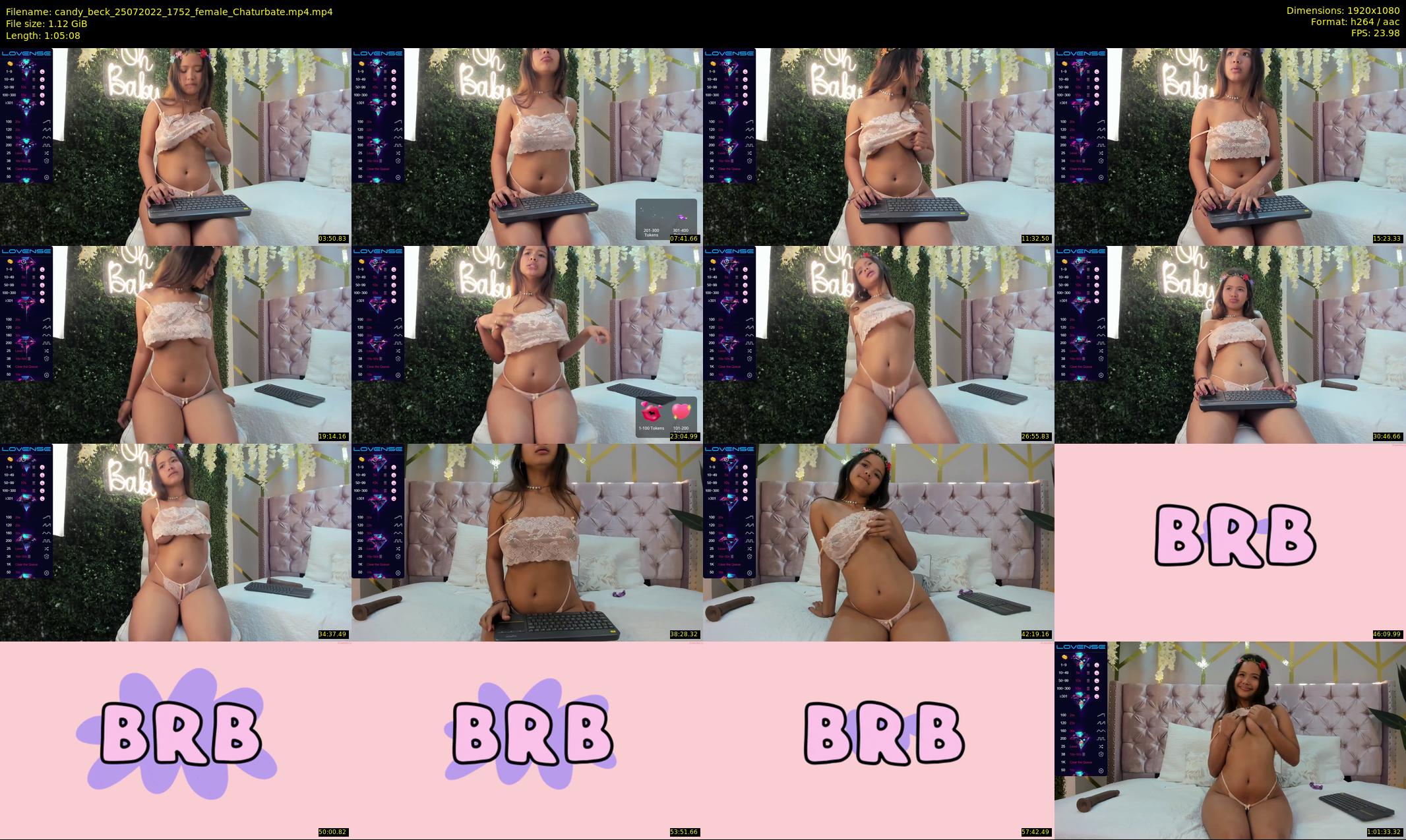 candy_beck — 66 minute Chaturbate female cam show recording, 1080p, Jul 25, 2022