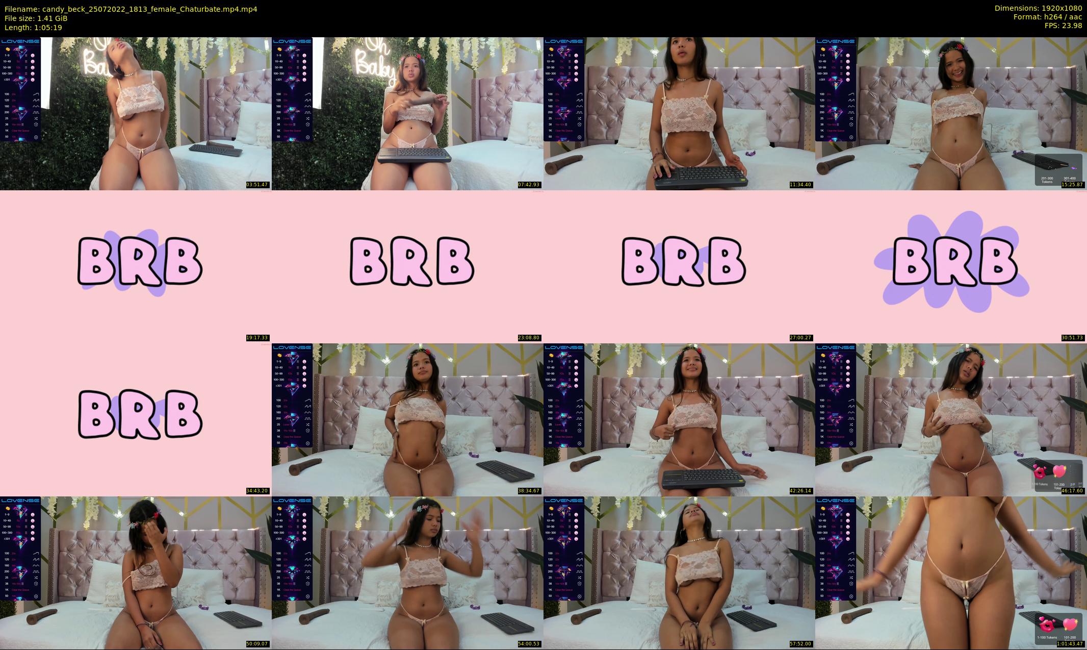 candy_beck — 66 minute Chaturbate female cam show recording, 1080p, Jul 25, 2022