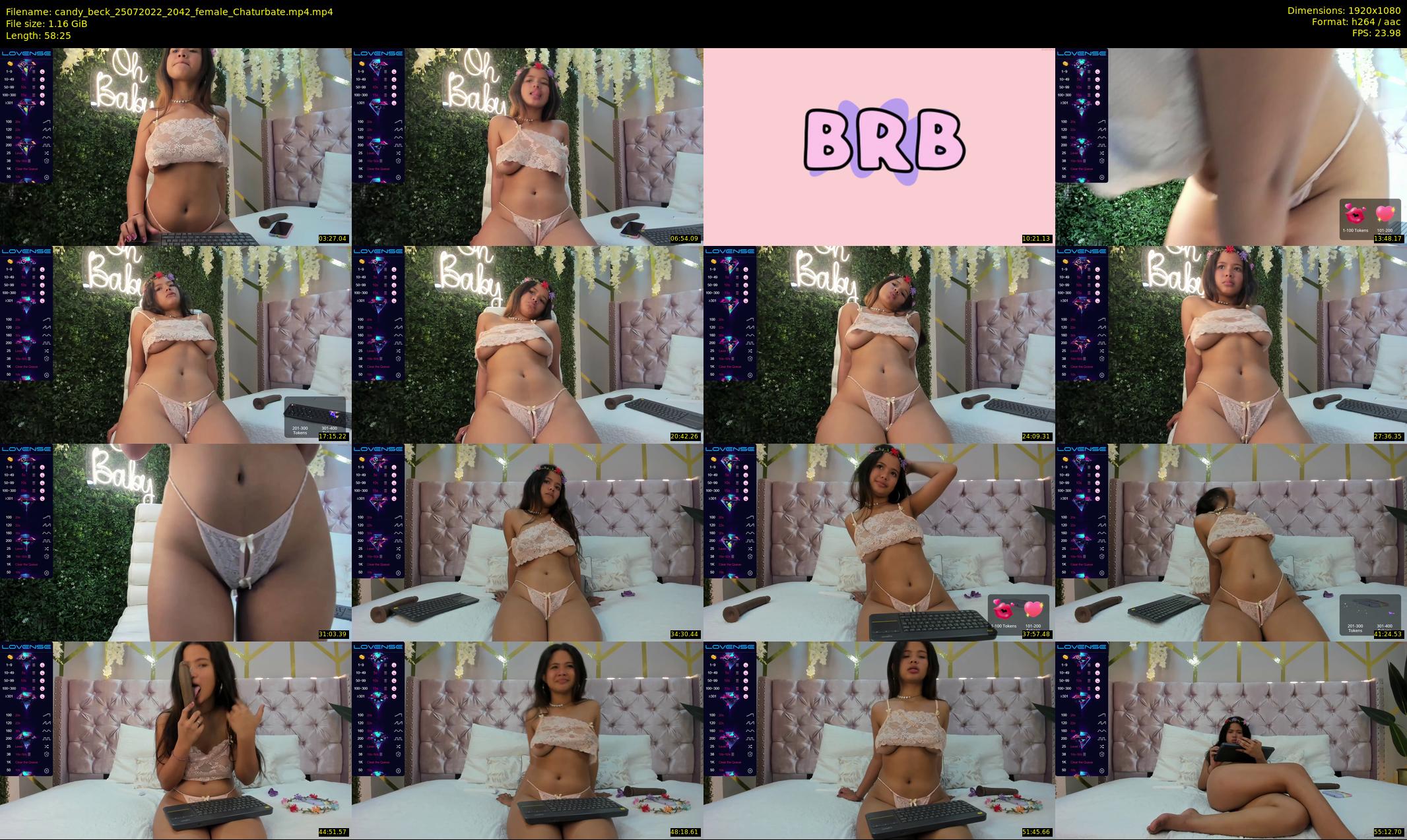 candy_beck — 59 minute Chaturbate female cam show recording, 1080p, Jul 25, 2022