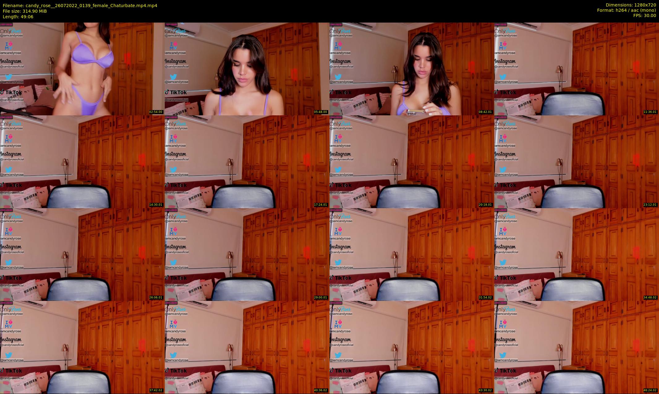 candy_rose_ — 50 minute Chaturbate female cam show recording, 720p, Jul 26, 2022