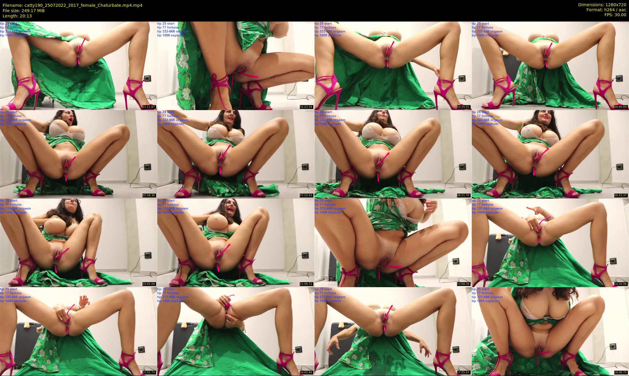 catty190 — 21 minute Chaturbate female cam show recording, 720p, Jul 25, 2022