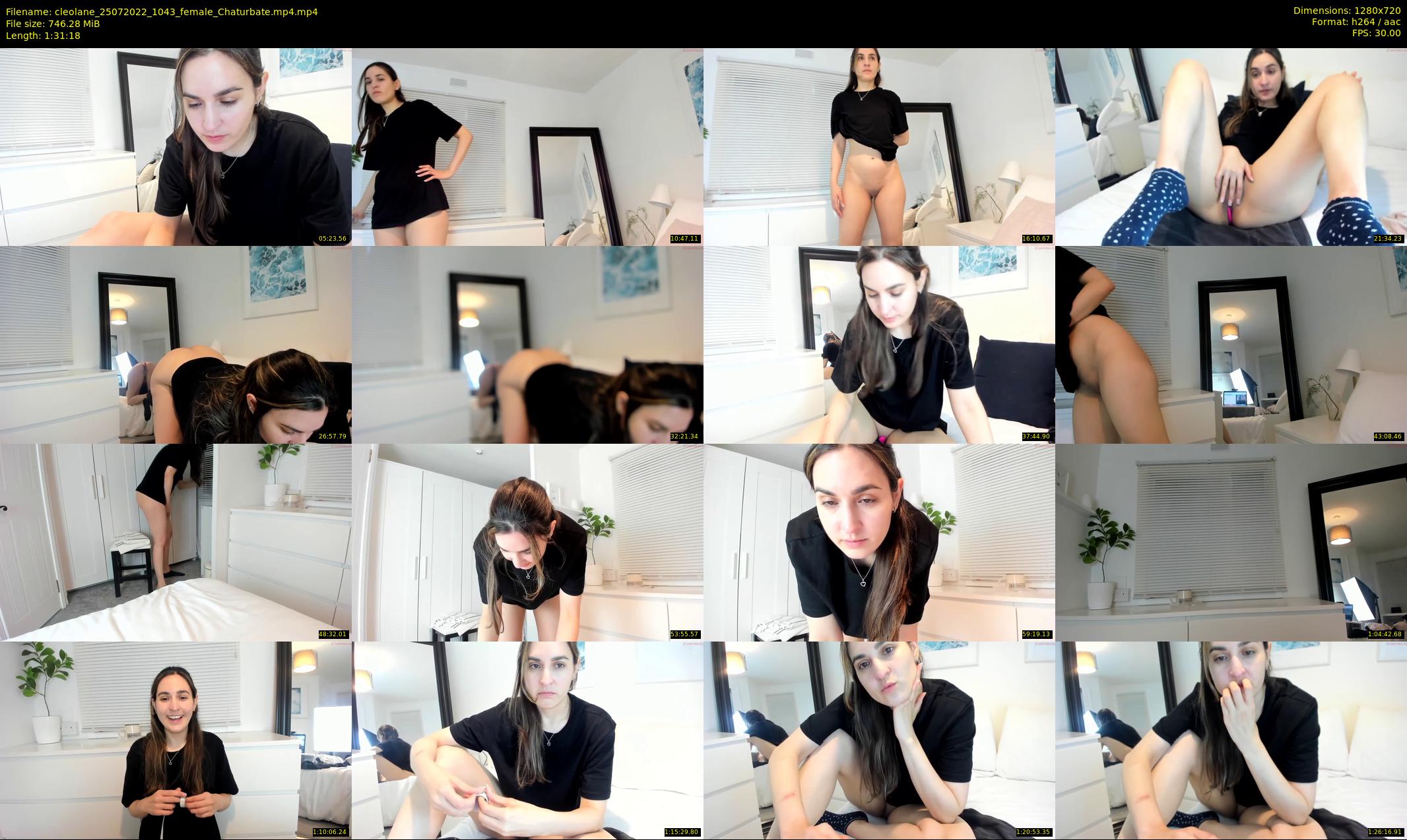 cleolane — 92 minute Chaturbate female cam show recording, 720p, Jul 25, 2022