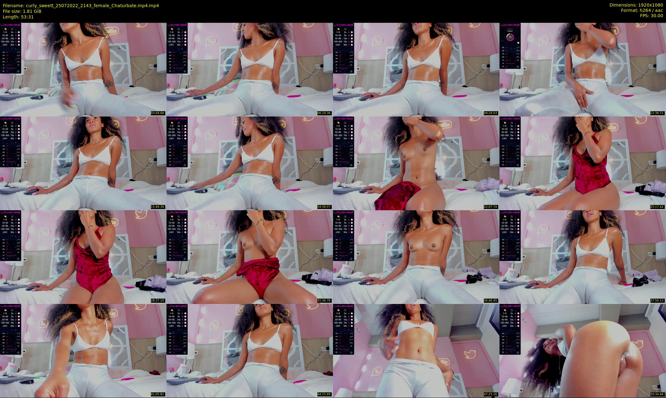 curly_sweett — 54 minute Chaturbate female cam show recording, 1080p, Jul 25, 2022